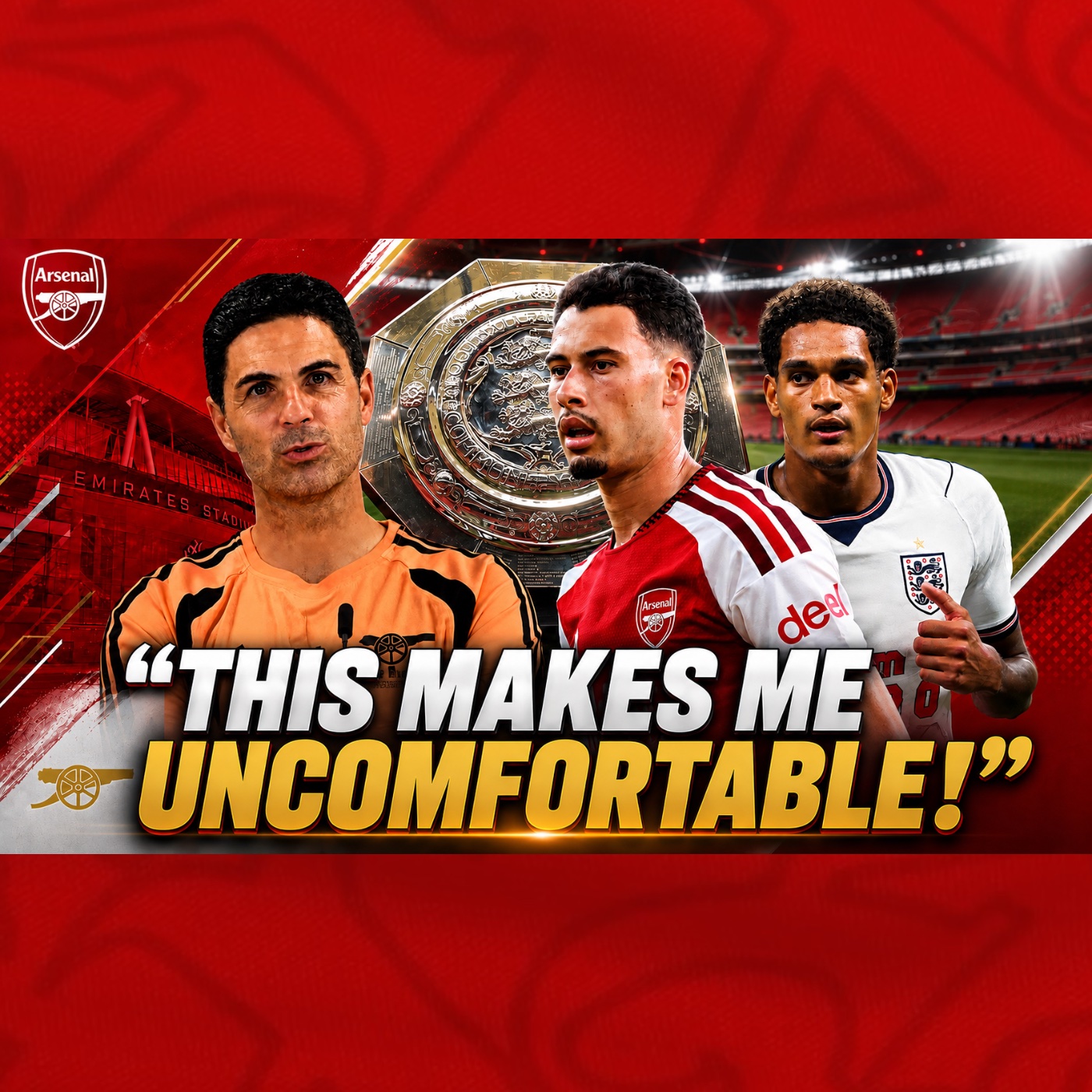 Martinelli rejects Galatasaray move | Arteta's future & transfer hints | Community Shield preview episode artwork