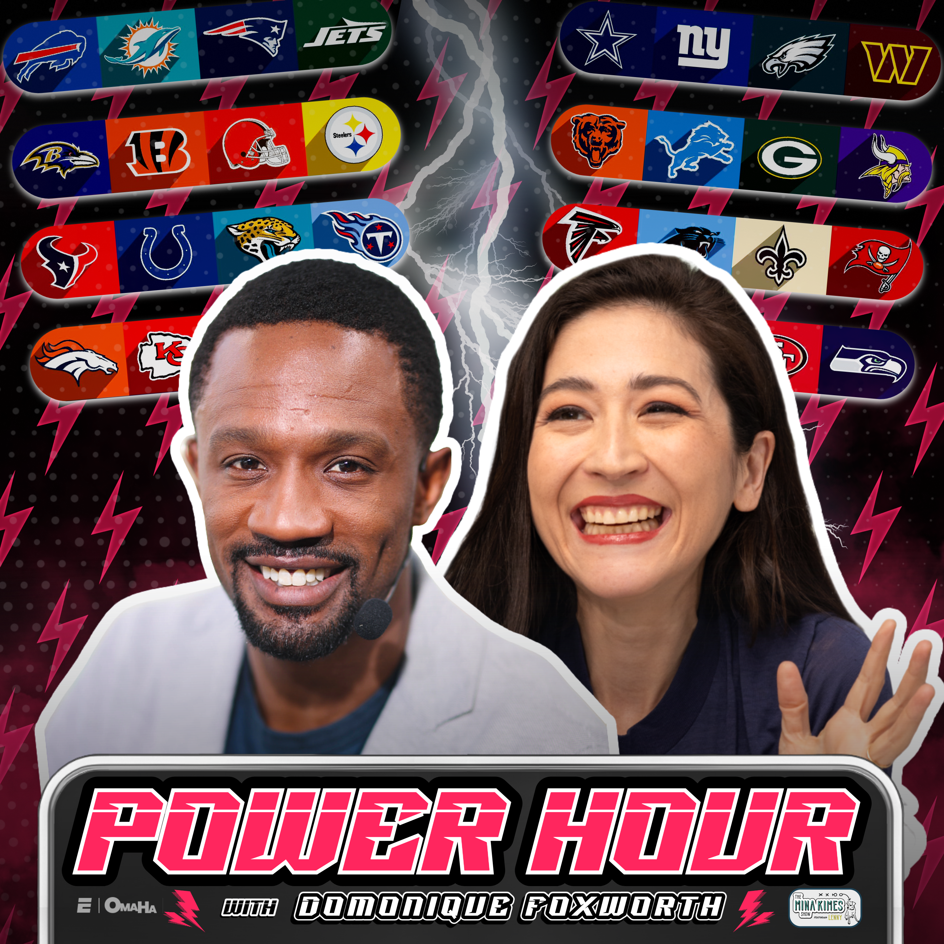 The Mina Kimes Show: Power Hour 3! Mina Ranks All 32 Teams with Domonique Foxworth! episode artwork