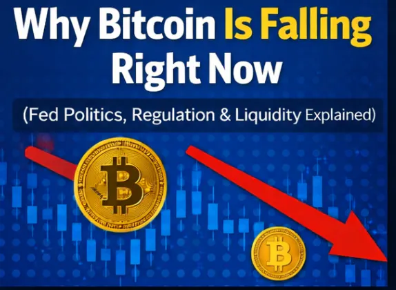 Crypto Market Update: Why Bitcoin Is Falling Right Now (Fed Politics, Regulation & Liquidity Explained) episode artwork
