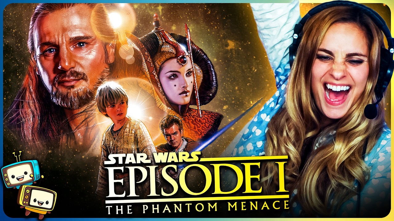 STAR WARS: EPISODE 1 - THE PHANTOM MENACE Movie Reaction! | FIrst Time Watch! | Liam Neeson episode artwork