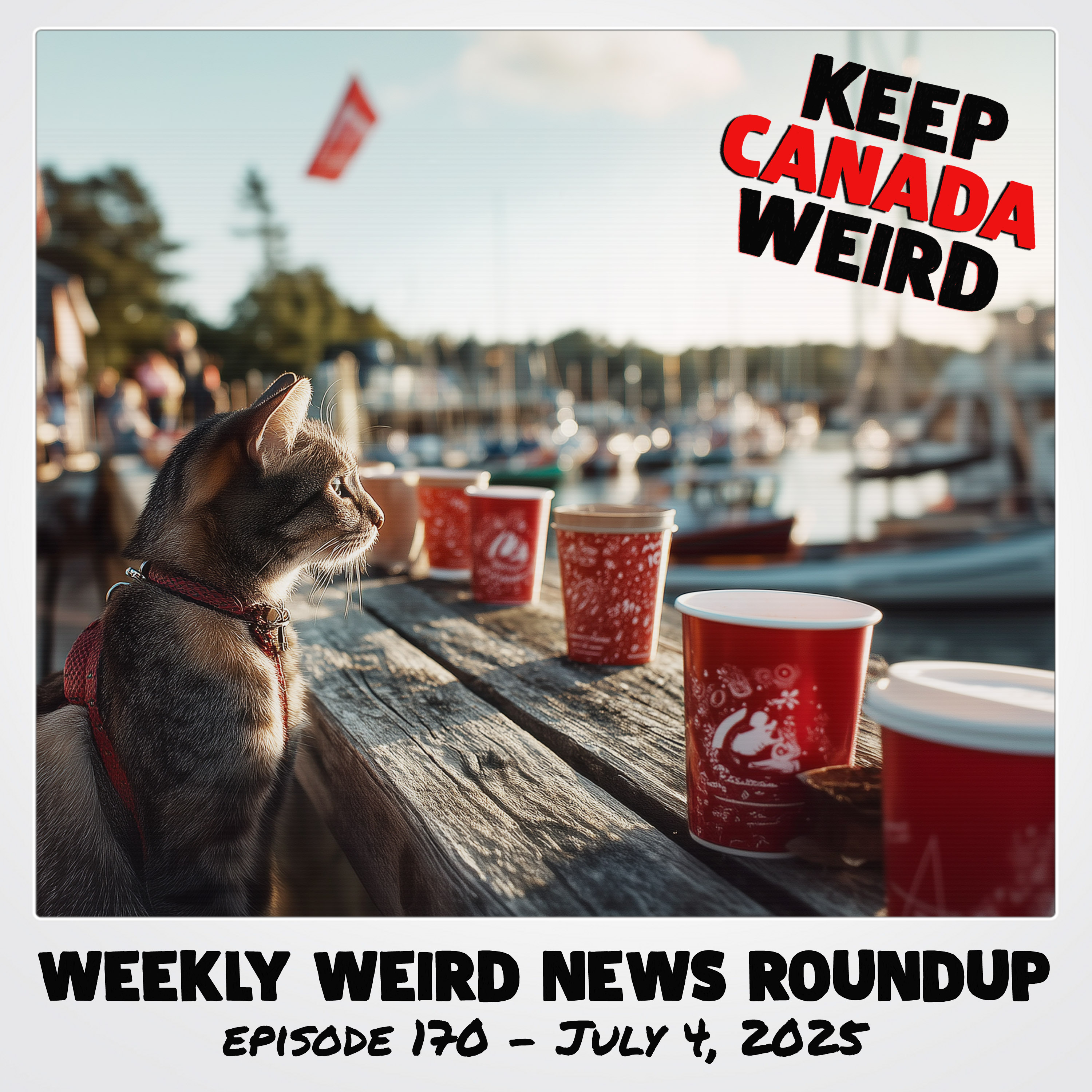170 - 2025/07/04 -  Tim Hortons, recycling, cats on a leash, a ghost story episode artwork