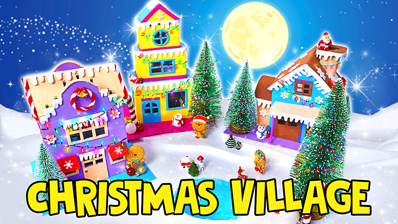 Create Your Own Paper Christmas Village!