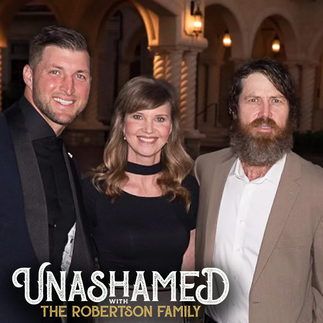 Ep 1076 | Jase & Tim Tebow’s Bromance Thrives, Zach’s Last Moments with Jan & Time Travel in the Bible? — Unashamed with the Robertson Family cover
