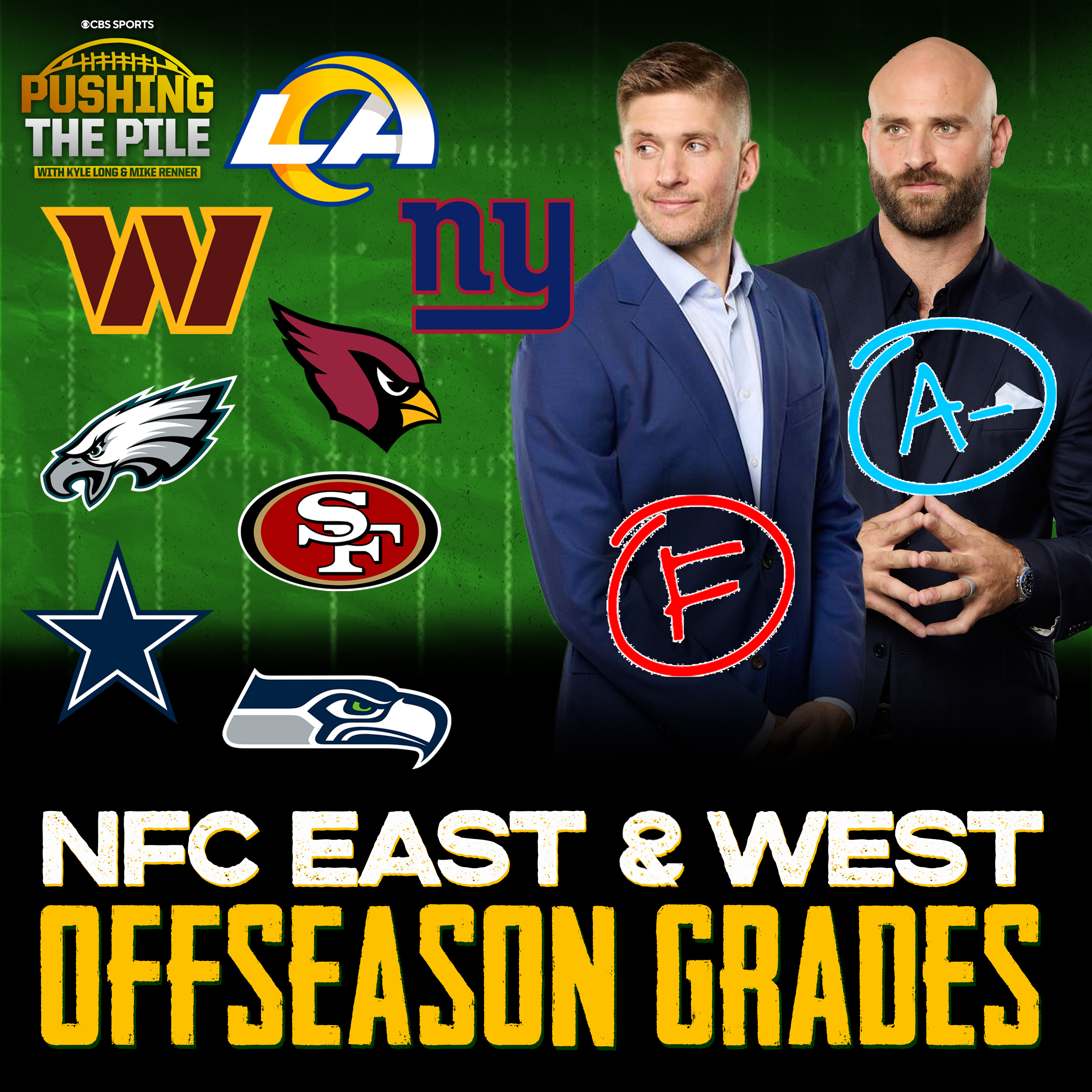 Offseason Grades! NFC East and West | Giants Come Up Big, Seahawks Make Questionable Moves