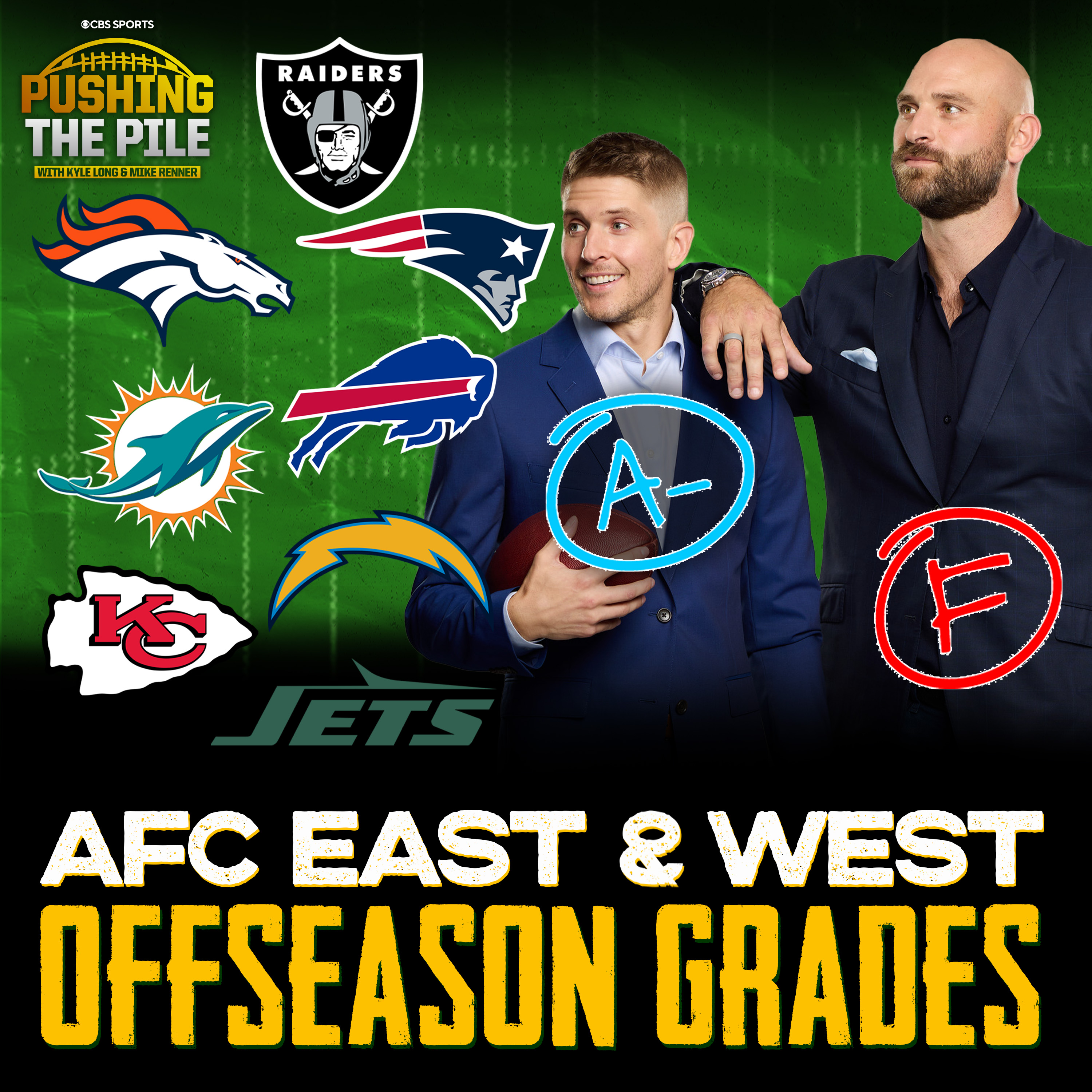 Offseason Grades! AFC East and West + 49ers Break the Bank for Brock Purdy