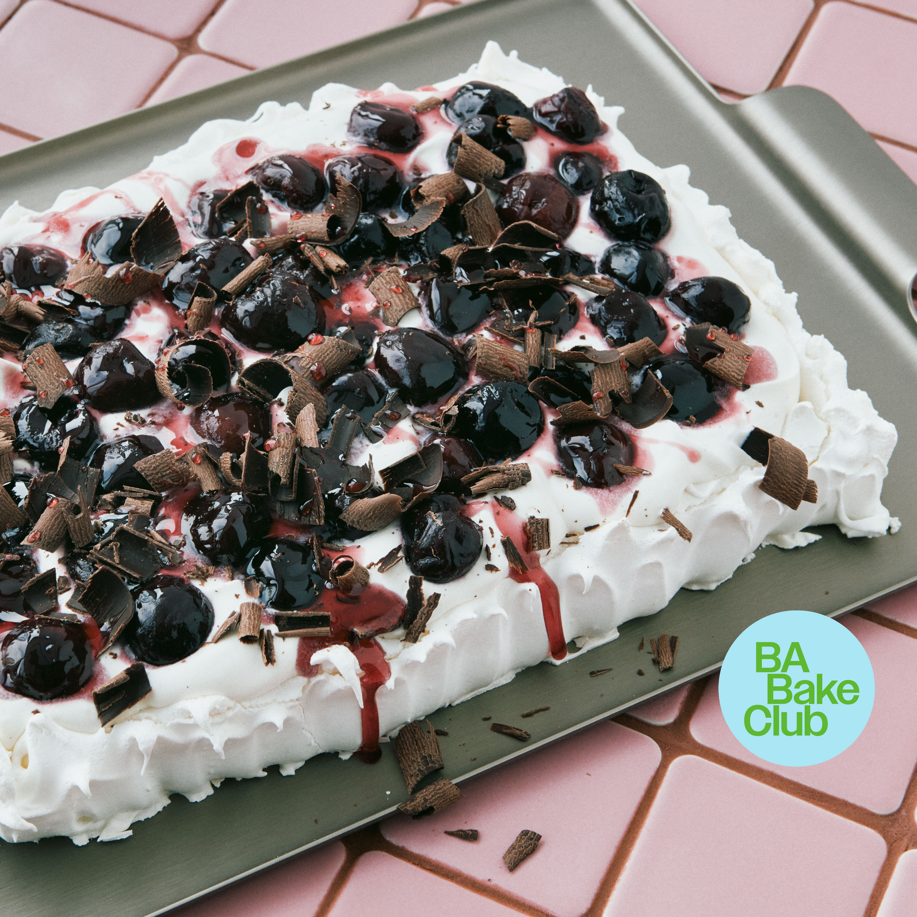 BA Bake Club: Boozy Cherry & Chocolate Pavlova episode artwork