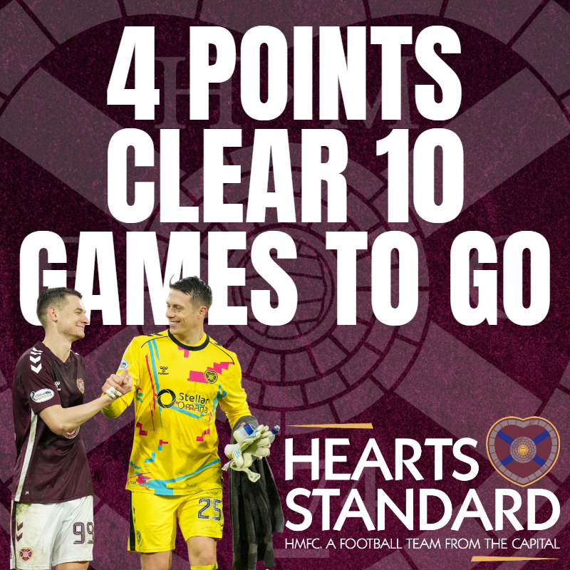 REACTION | FOUR points clear and TEN games to go | Hearts 1-0 Falkirk