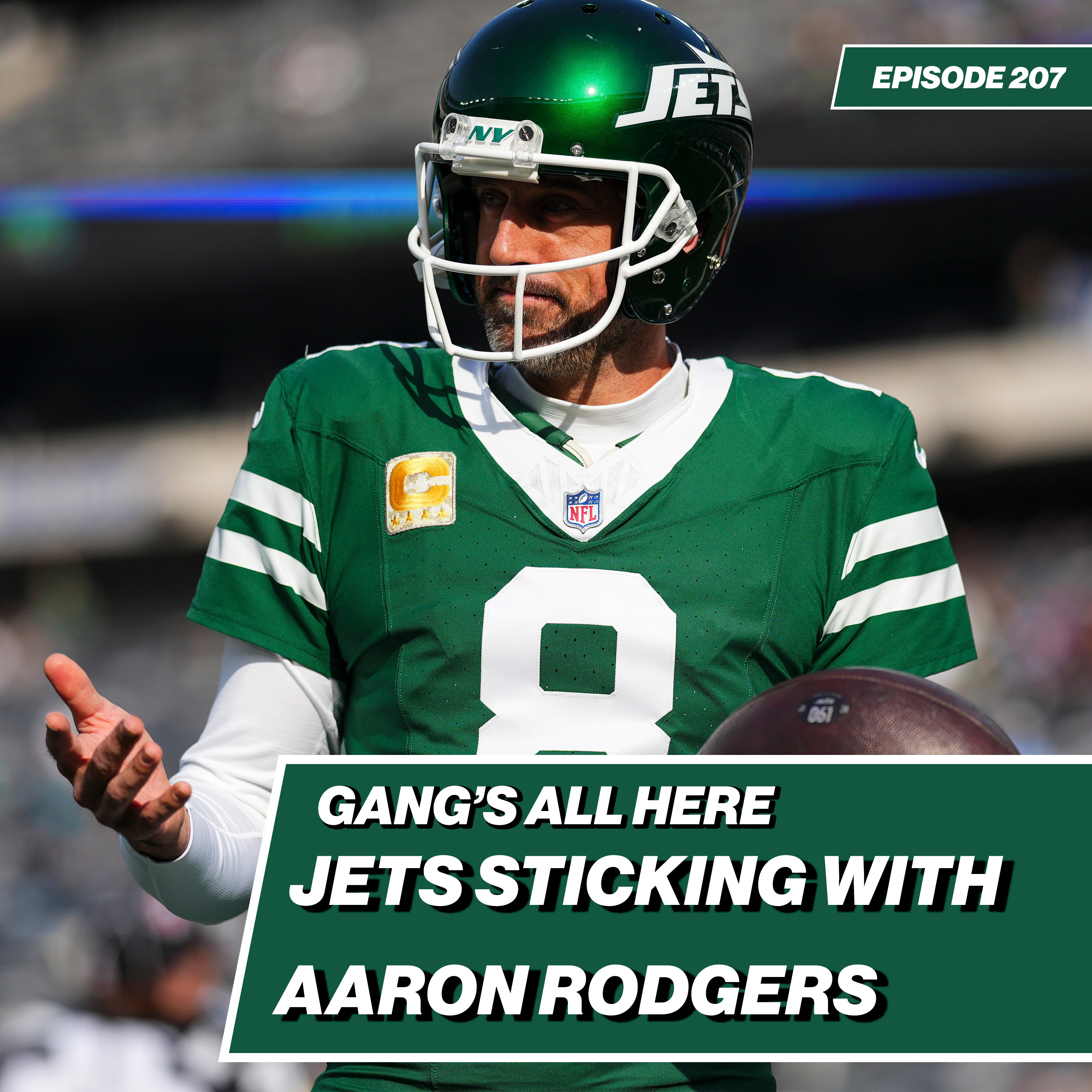 Why are the Jets sticking with Aaron Rodgers? | Gang's All Here - Ep. 207 episode artwork