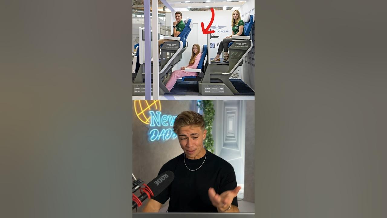 The future of airplane seating?! | Dylan Page