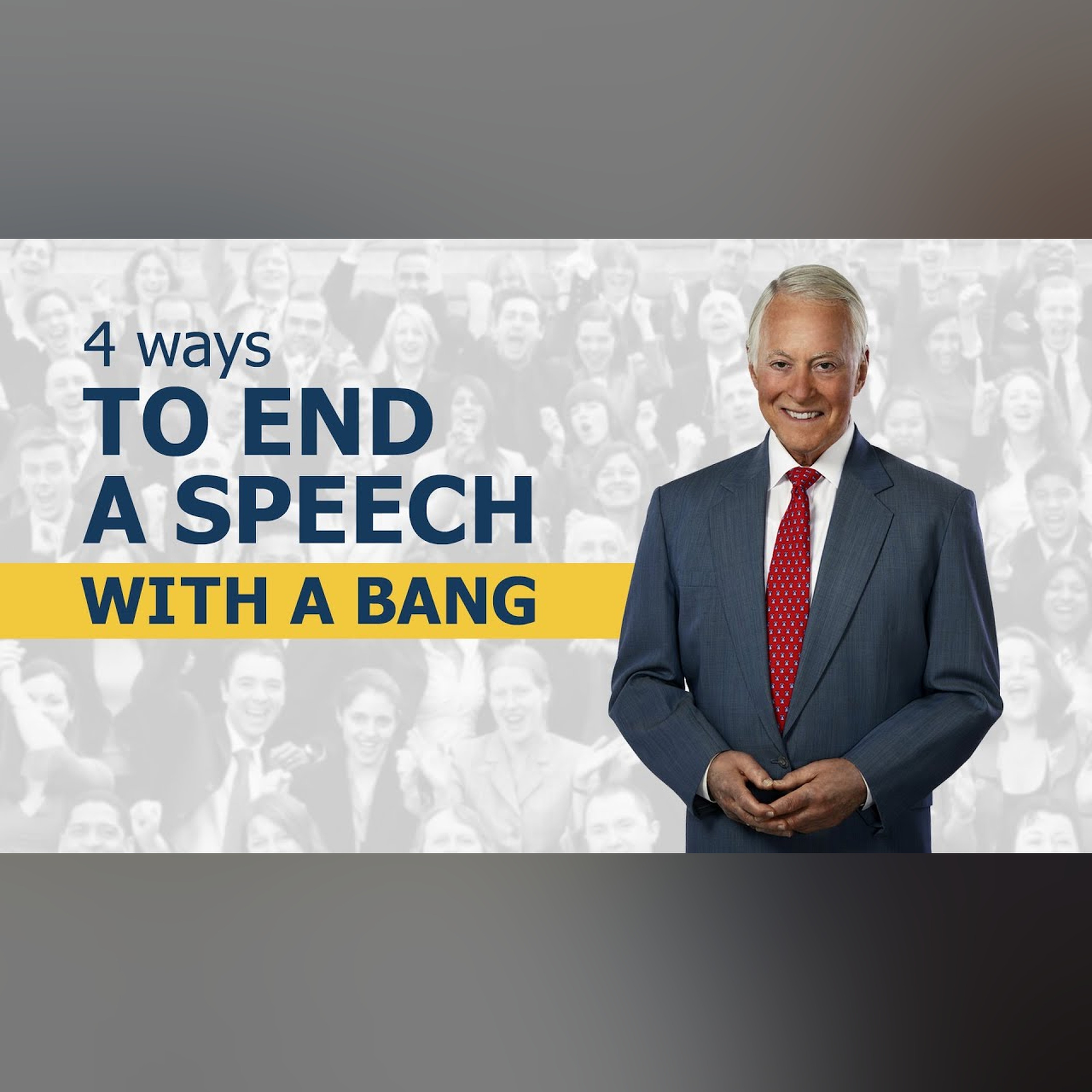 4 Ways to End a Speech With a Bang