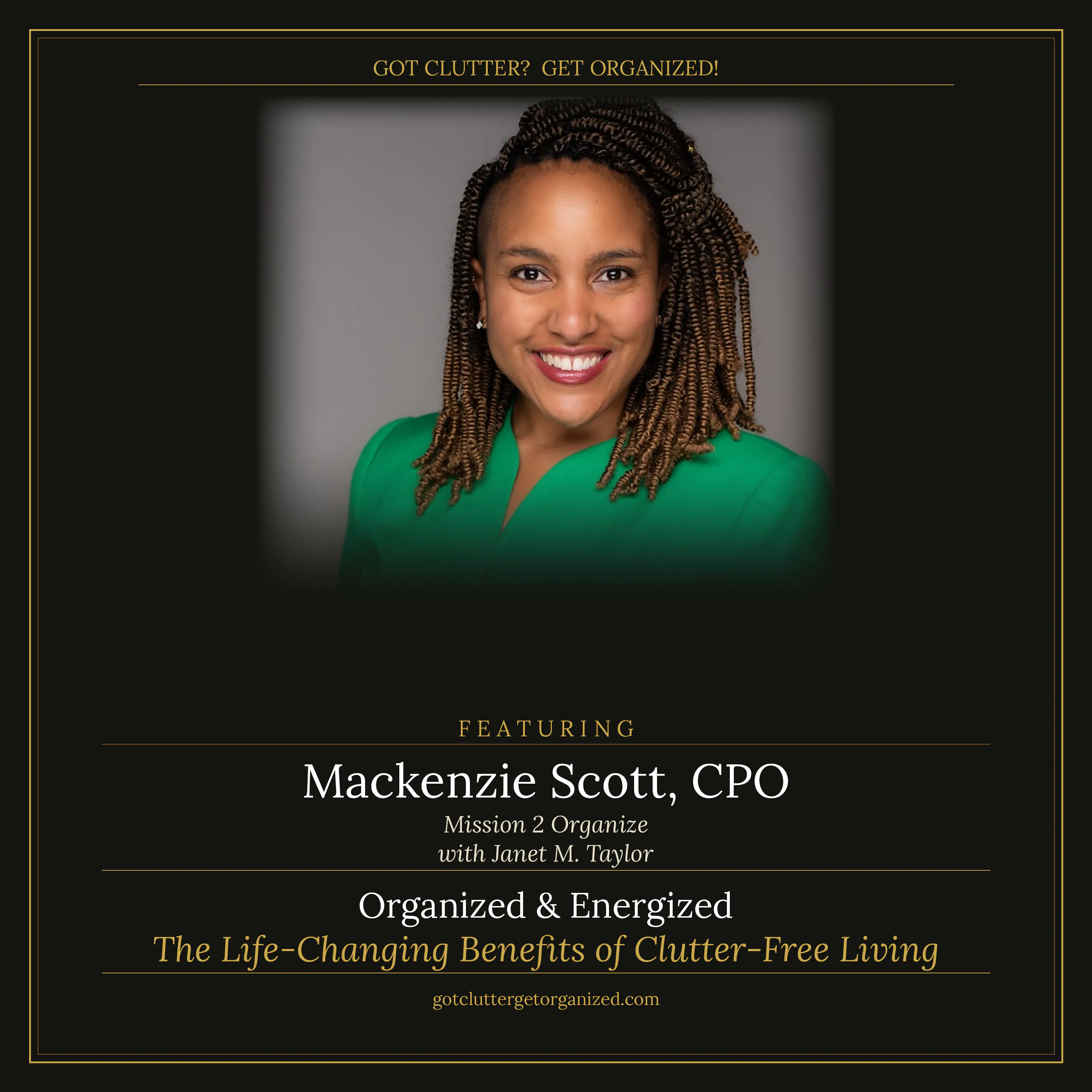 Organized & Energized: The Life-Changing Benefits of Clutter-Free Living episode artwork