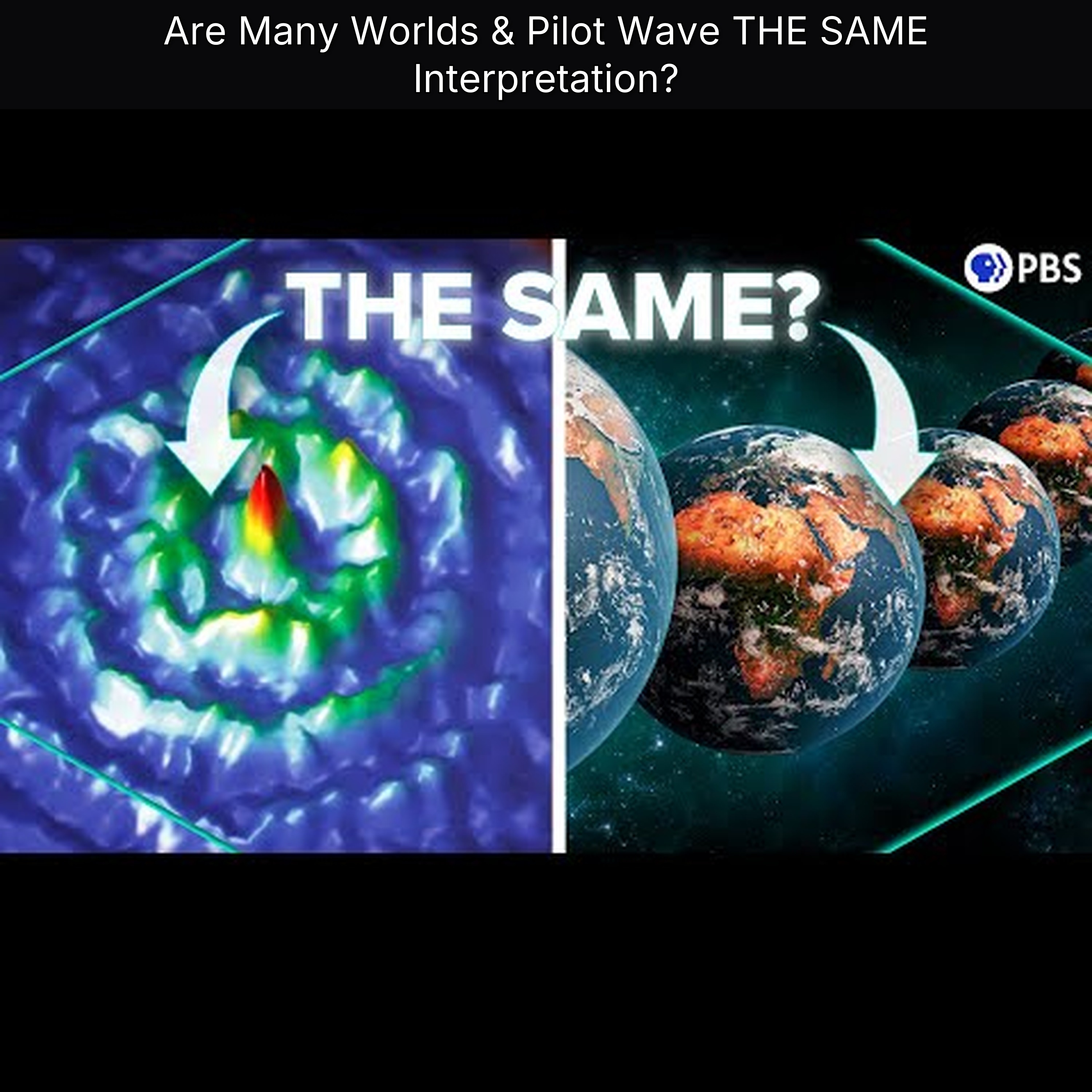 Are Many Worlds & Pilot Wave THE SAME Interpretation?