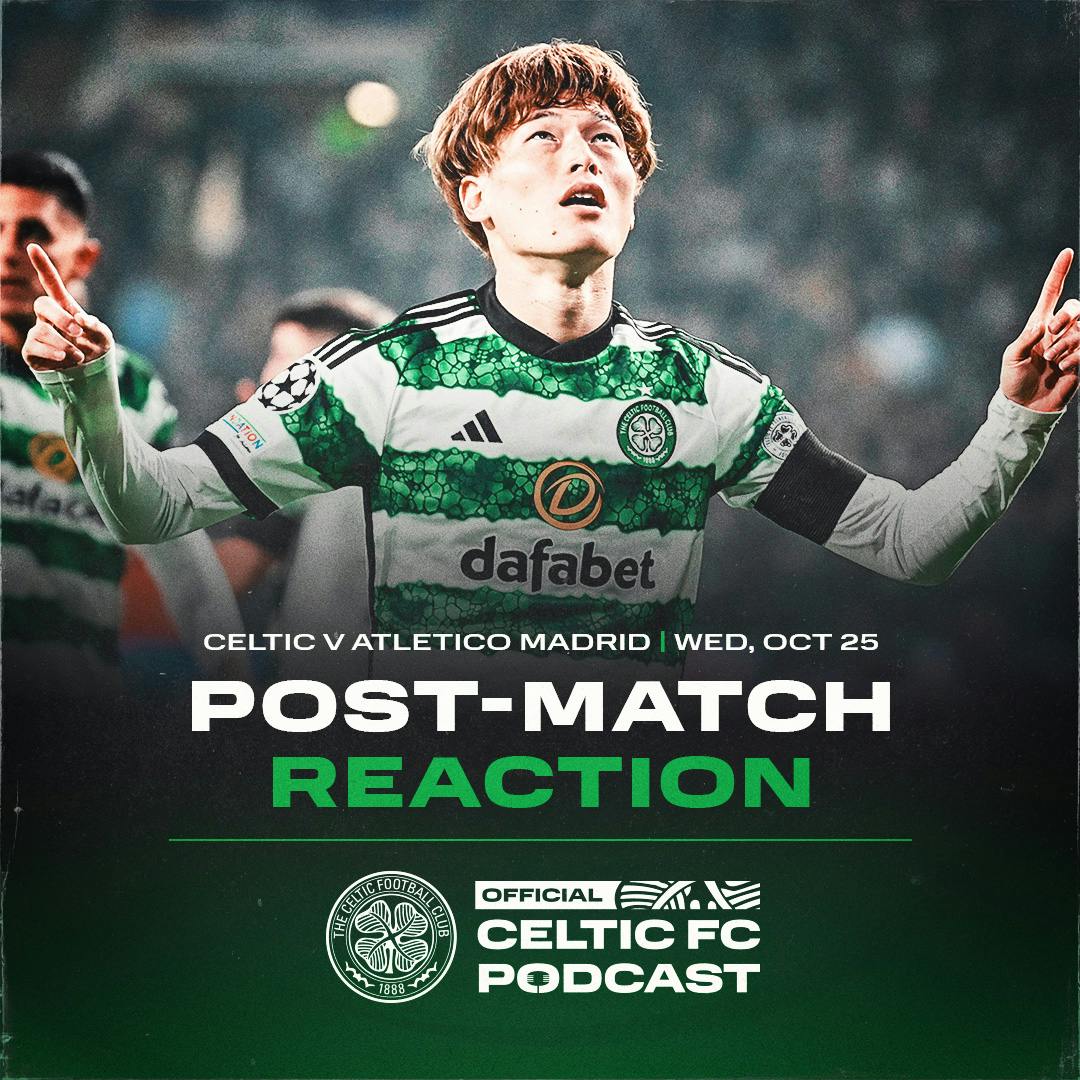 Post-match reaction with Charlie Mulgrew, Brendan Rodgers, Callum McGregor and Matt O’Riley from Celtic’s Champions League draw with Atletico Madrid