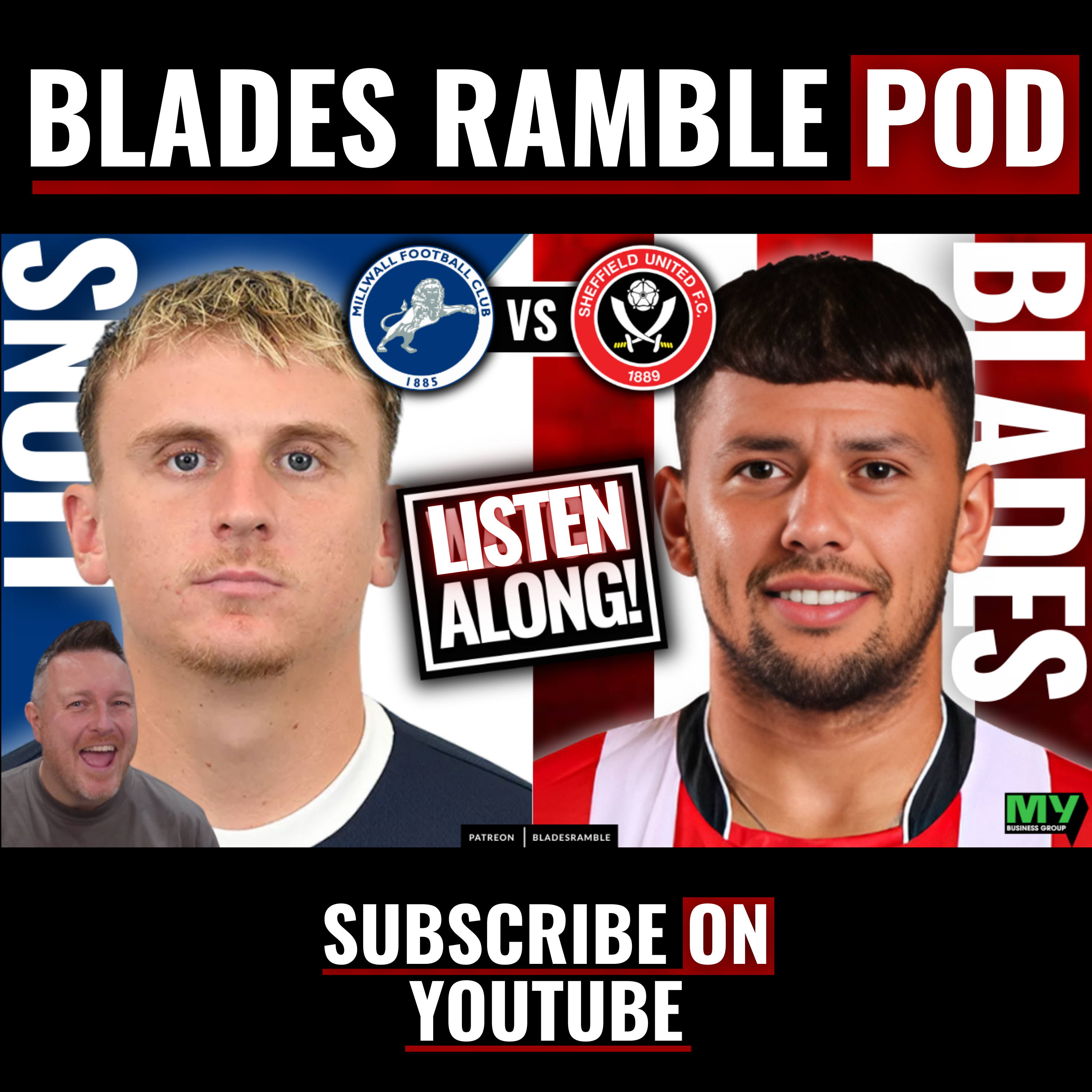 ⚔️ LISTENALONG | MILLWALL vs SHEFFIELD UNITED ⚔️