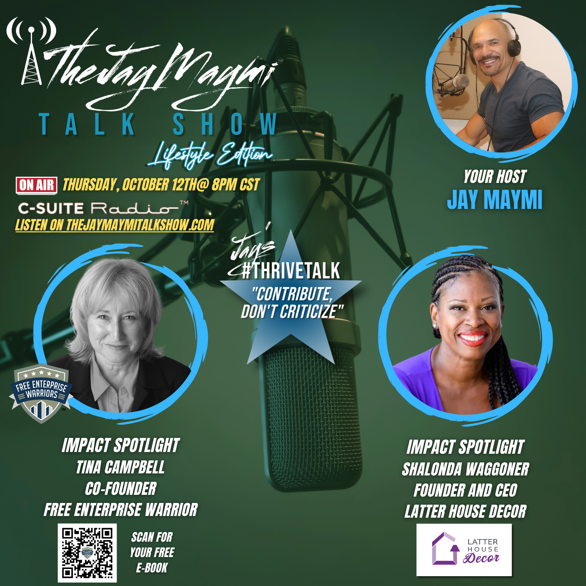 The Jay Maymi Talk Show - Lifestyle Edition - 10-12-23 #4 - "Making Meaningful Contributions"