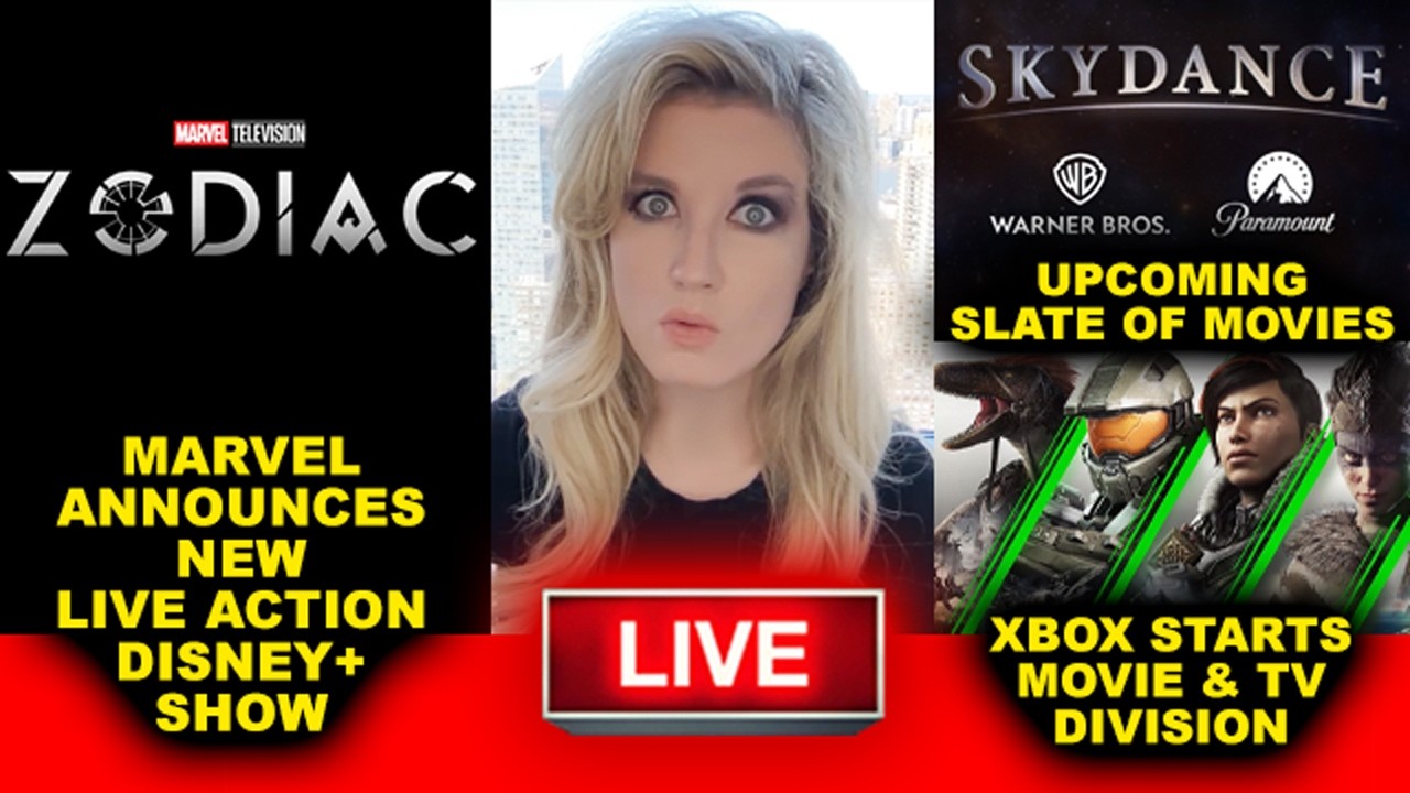 Marvel Zodiac Show Disney+, Xbox Film & TV Division, Skydance Warner Bros Paramount Upcoming Movies