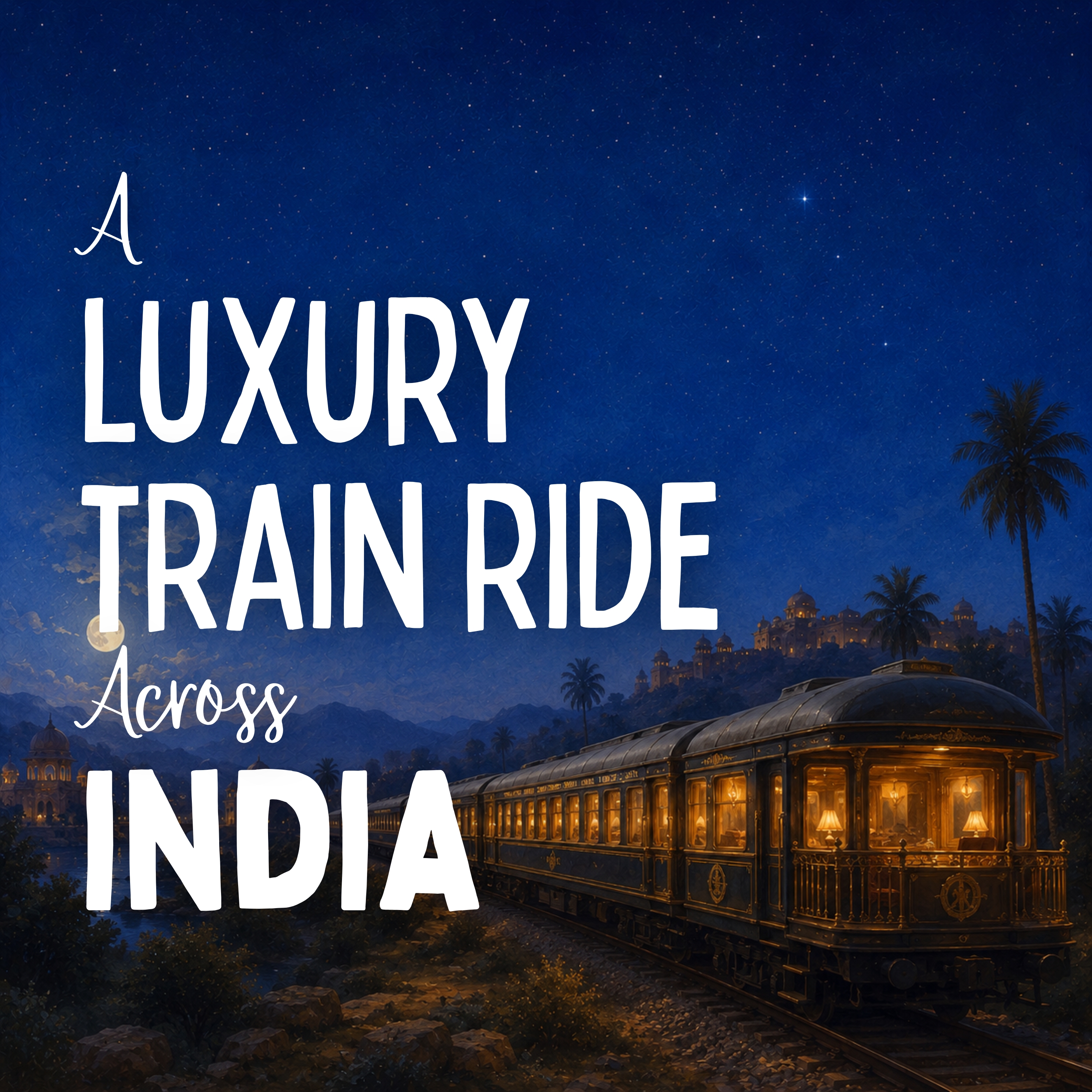 A Luxury Train Ride Across India artwork