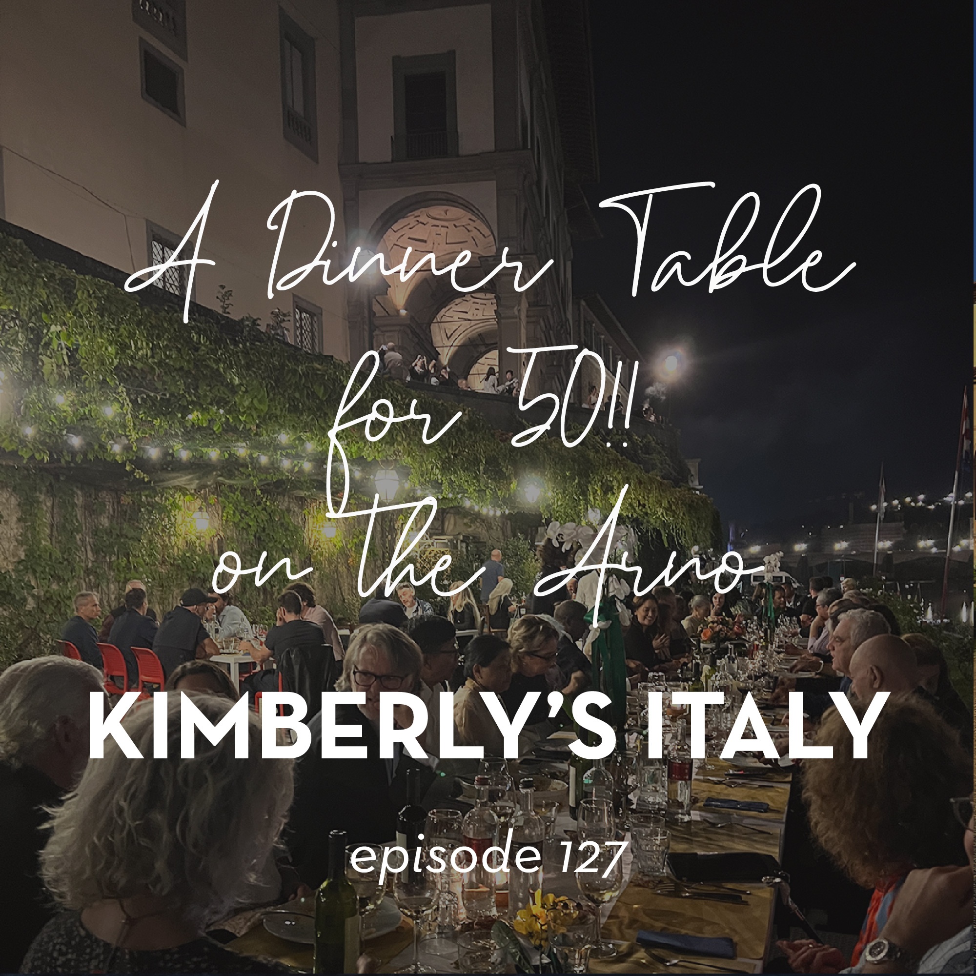 127. A Dinner Table for 50 on the Arno