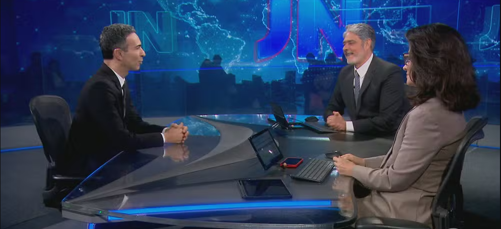 Último 'boa noite' de William Bonner na despedida do Jornal Nacional