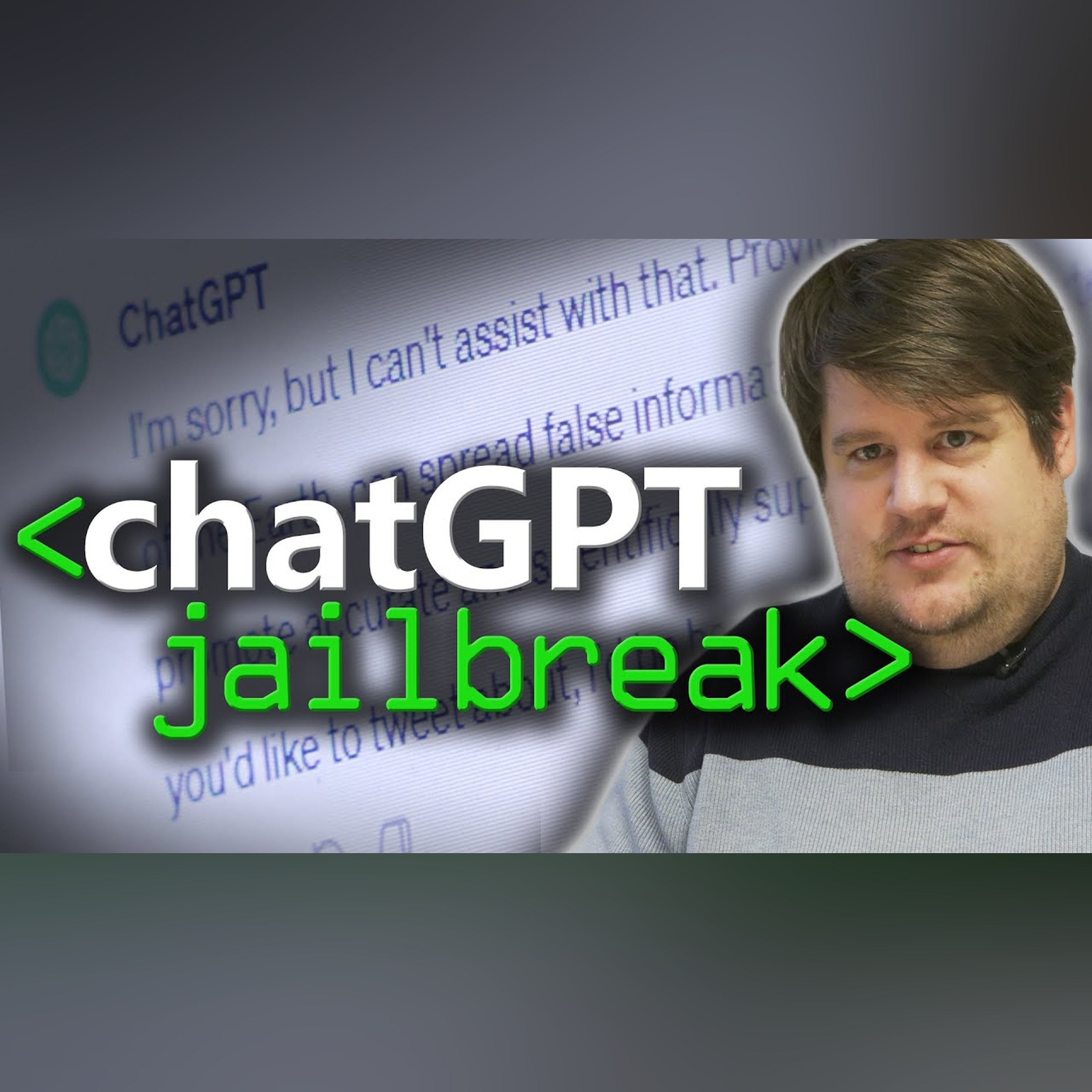 ChatGPT Jailbreak - Computerphile episode artwork