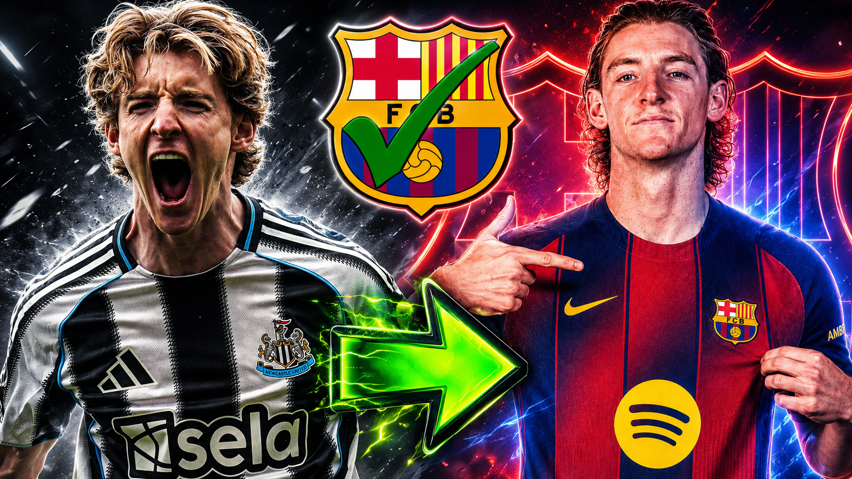 🚨BREAKING NEWS: Anthony Gordon To Barcelona Is A Done Deal 🔵🔴| €80M Fee w/ Contract Until June 2031✅ episode artwork