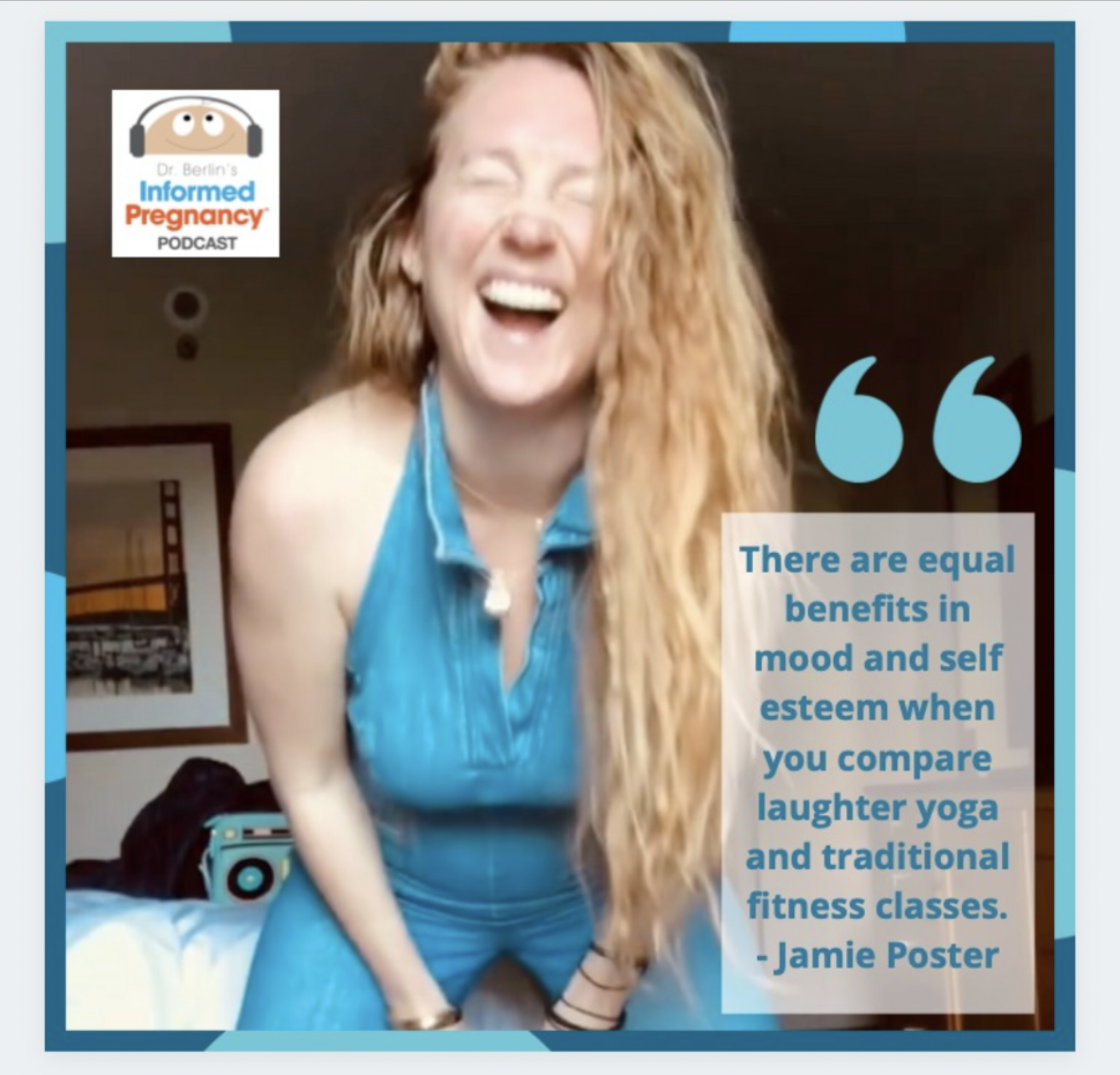 Ep. 230 Laughter Yoga with Jamie Poster