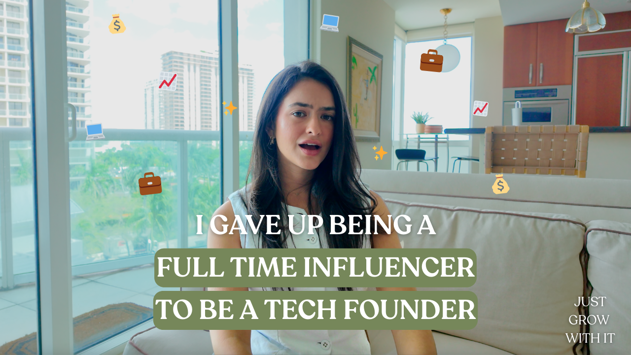 From full-time influencer to founder of a multimillion dollar tech company