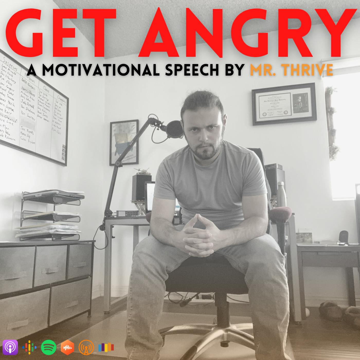 SPECIAL - Mr. Thrive's FIRST Motivational Speech: GET ANGRY