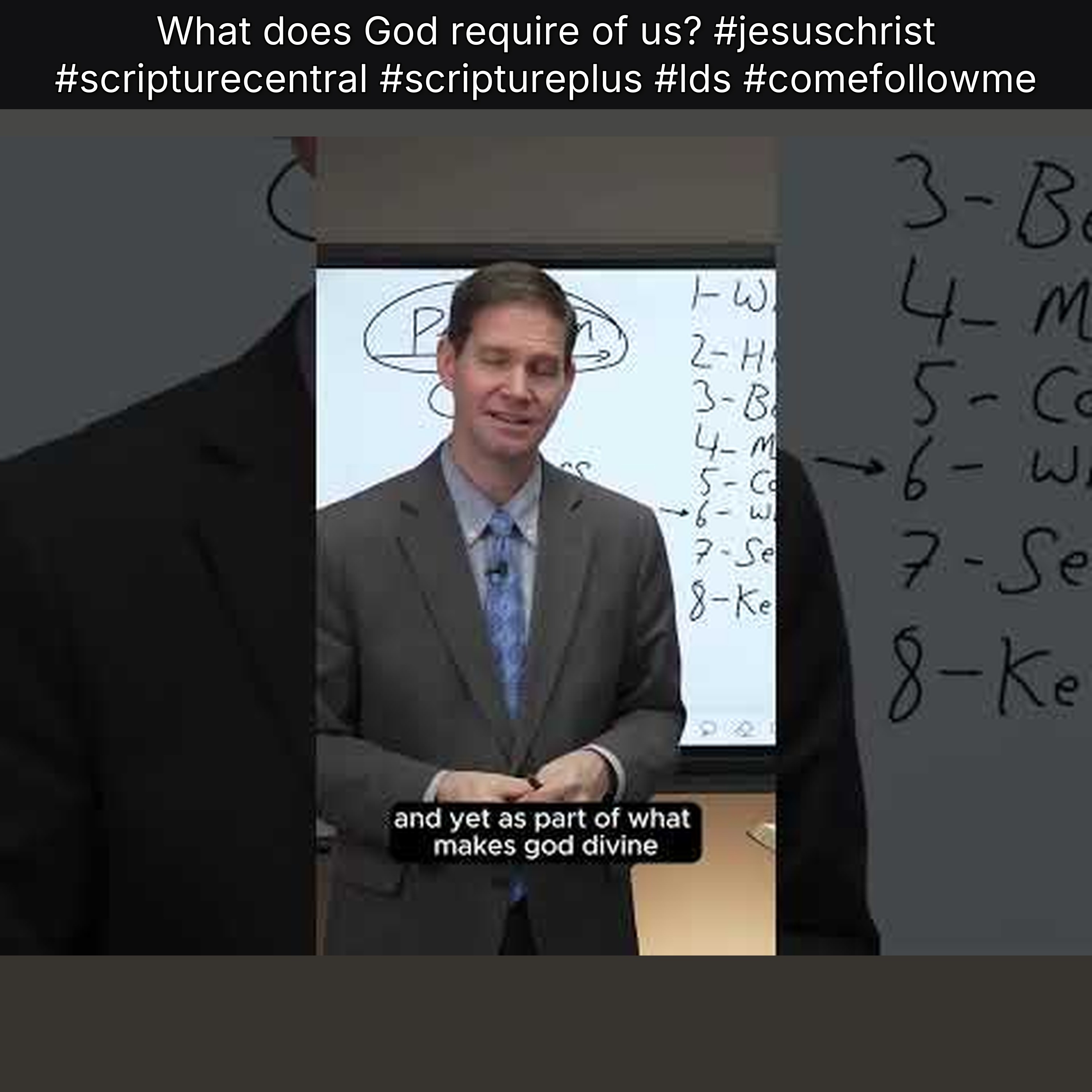 What does God require of us? #jesuschrist #scripturecentral #scriptureplus #lds #comefollowme episode artwork