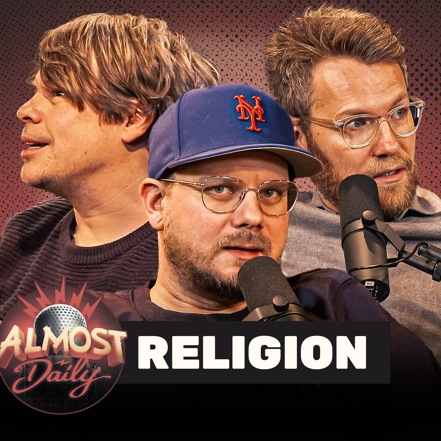 #504 | Bärte, Bibel, Brustbehaarung mit Eddy, Nils & Colin