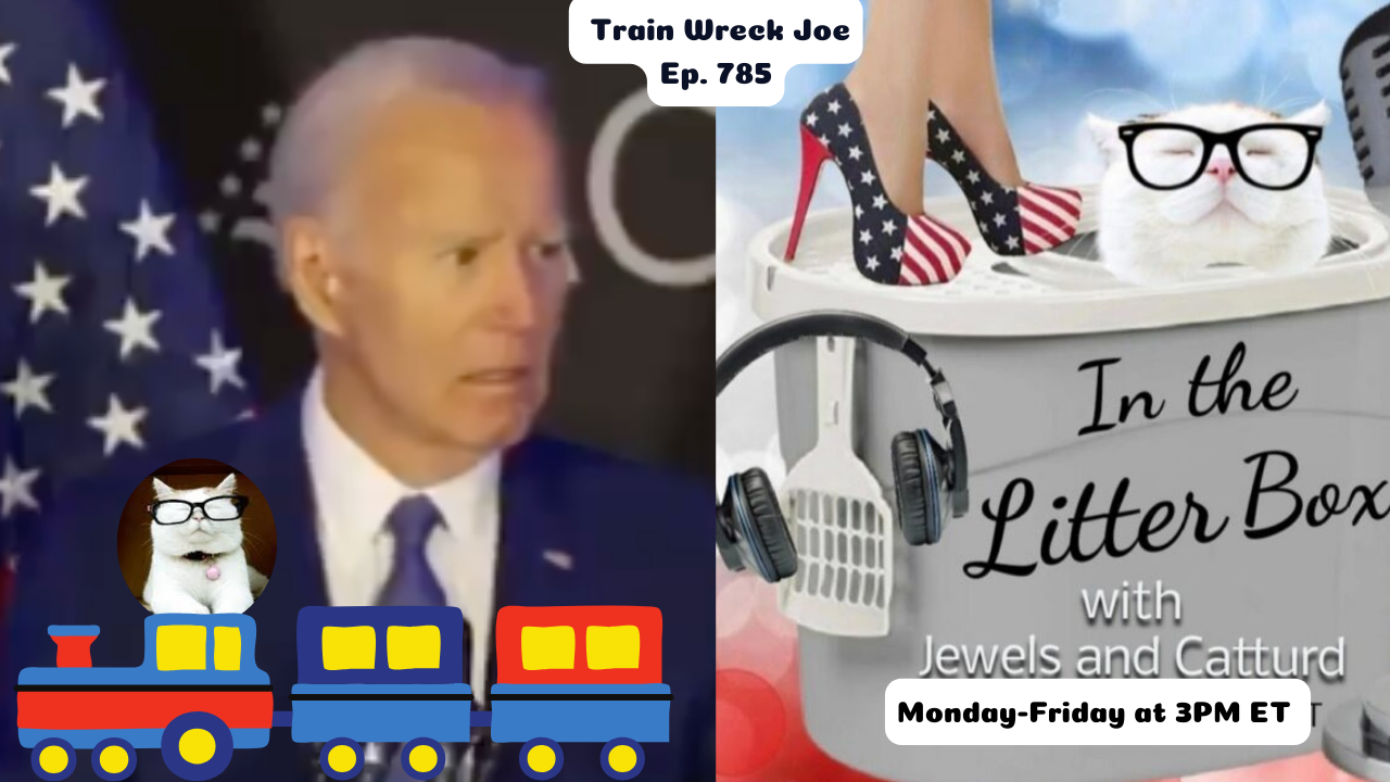Train Wreck Joe | In the Litter Box w/ Jewels & Catturd – Ep. 785 – 4/16/2025