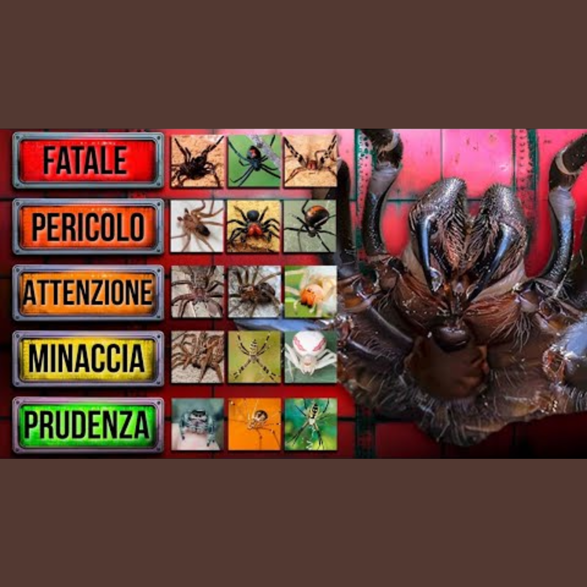 I ragni più letali della Terra 🕷️ (classificati da spaventosi a letali)