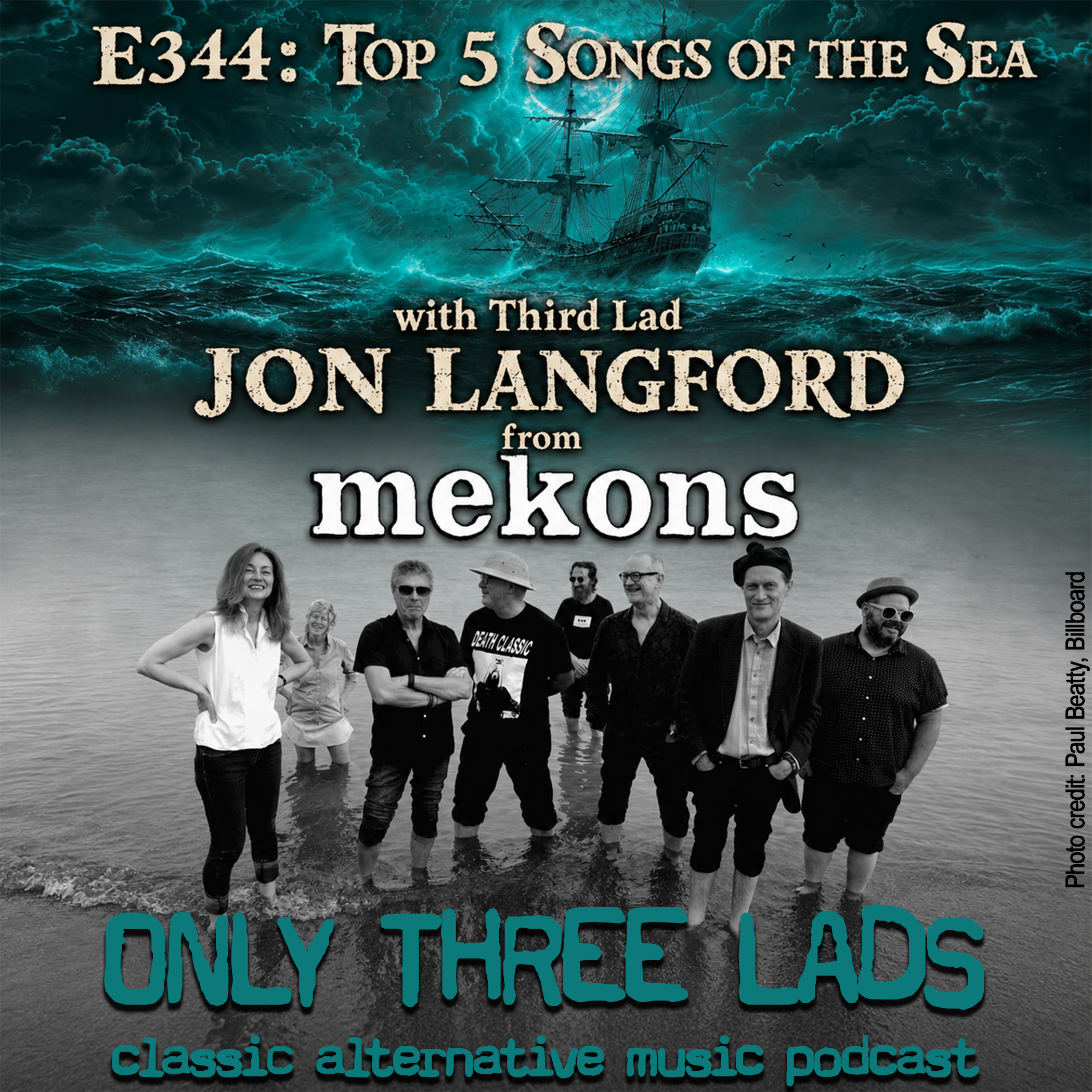 E344 - Mekons' Jon Langford - Top 5 Songs of the Sea episode artwork