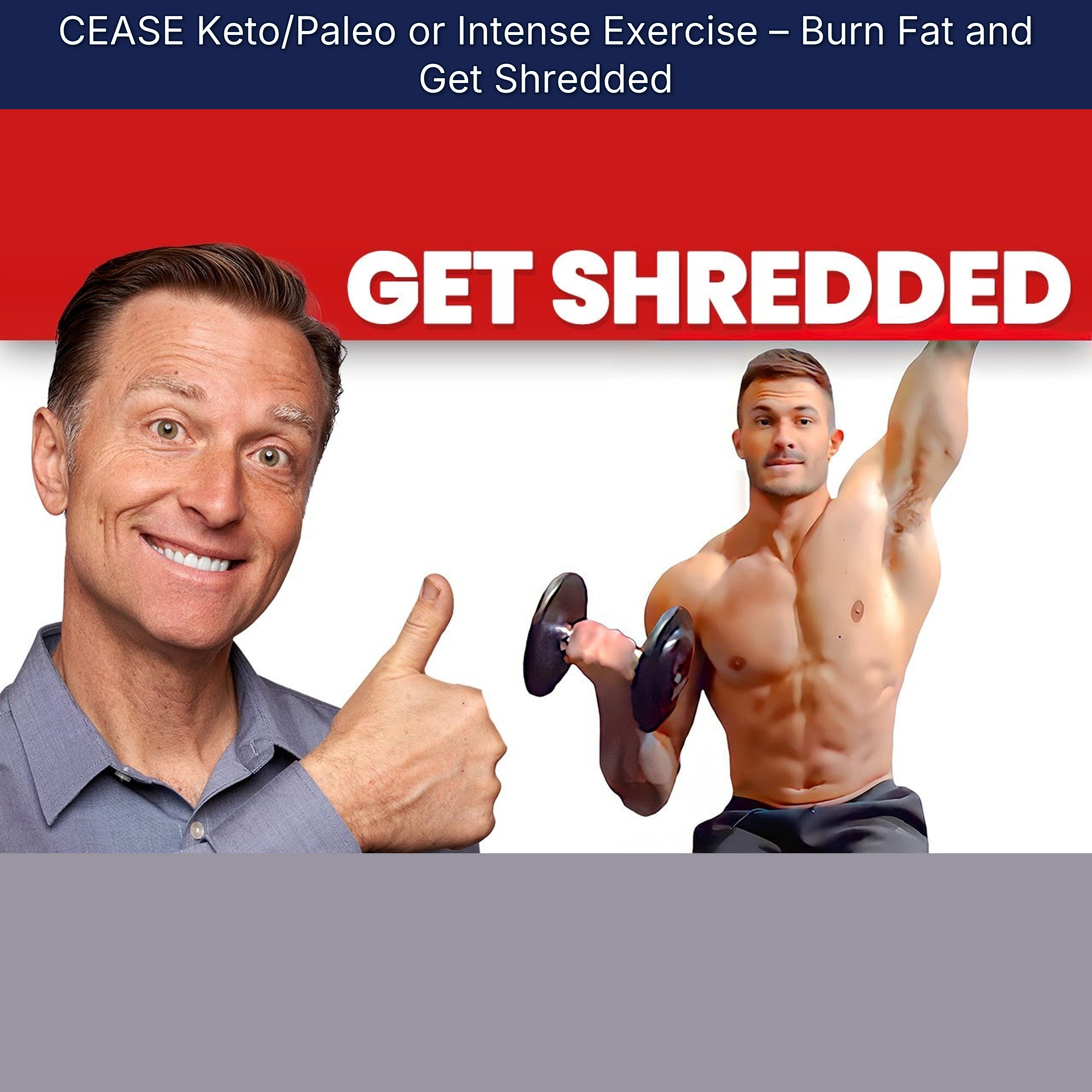 CEASE Keto/Paleo or Intense Exercise – Burn Fat and Get Shredded episode artwork