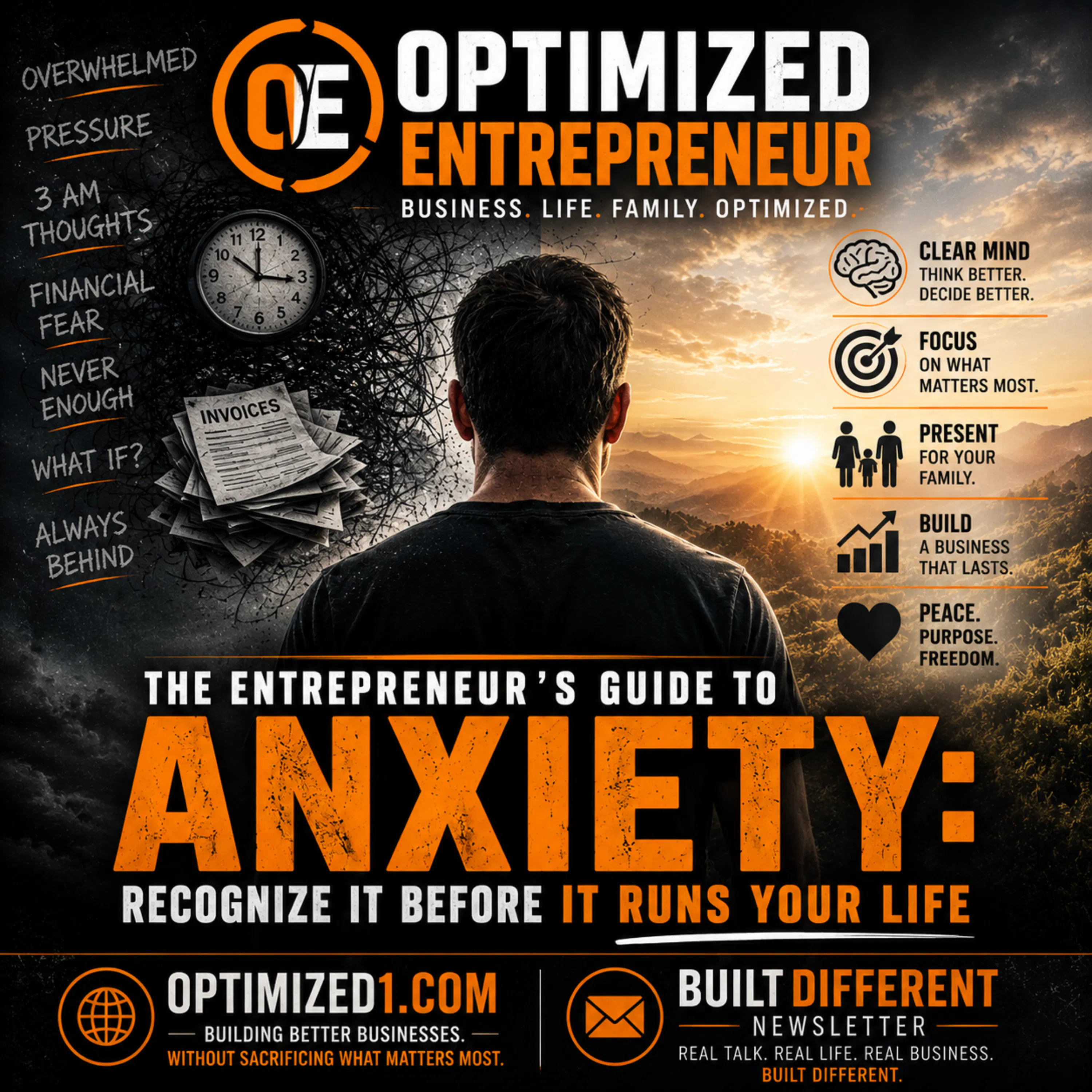 OPTIMIZED ENTREPRENEUR The Entrepreneur's Guide to Anxiety: Recognize It Before It Runs Your Life episode artwork
