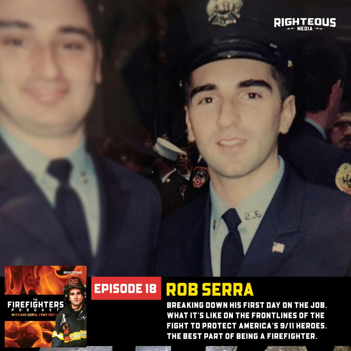 Rob Serra. Breaking Down His First Day on the Job. What It’s Like on the Frontlines of the Fight to Protect America’s 9/11 Heroes. The Best Part of Being a Firefighter. Rob Serra. Breaking Down His First Day on the Job. What It’s Like on the Frontlines of the Fight to Protect America’s 9/11 Heroes. The Best Part of Being a Firefighter.