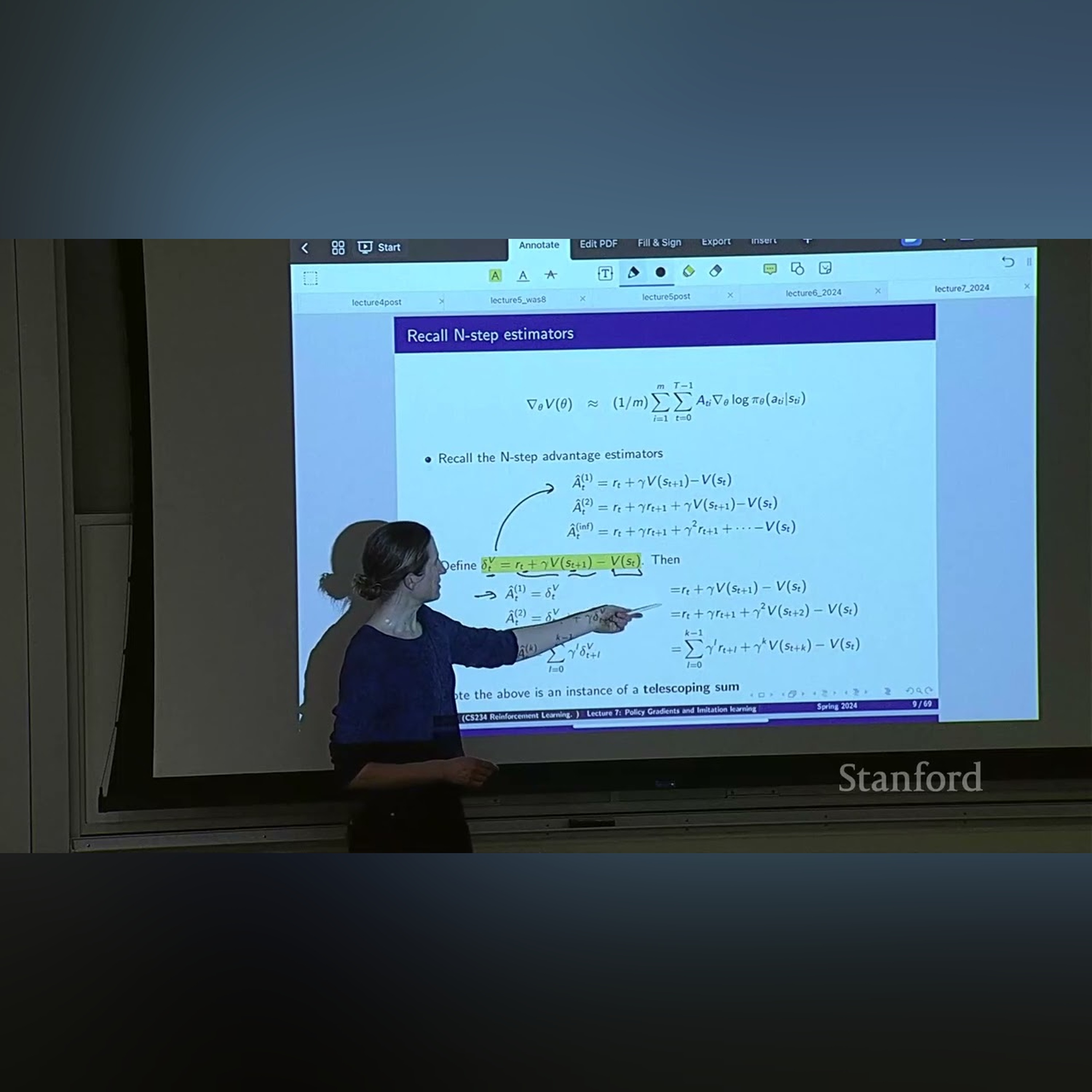 Stanford CS234 Reinforcement Learning I Policy Search 3 I 2024 I Lecture 7