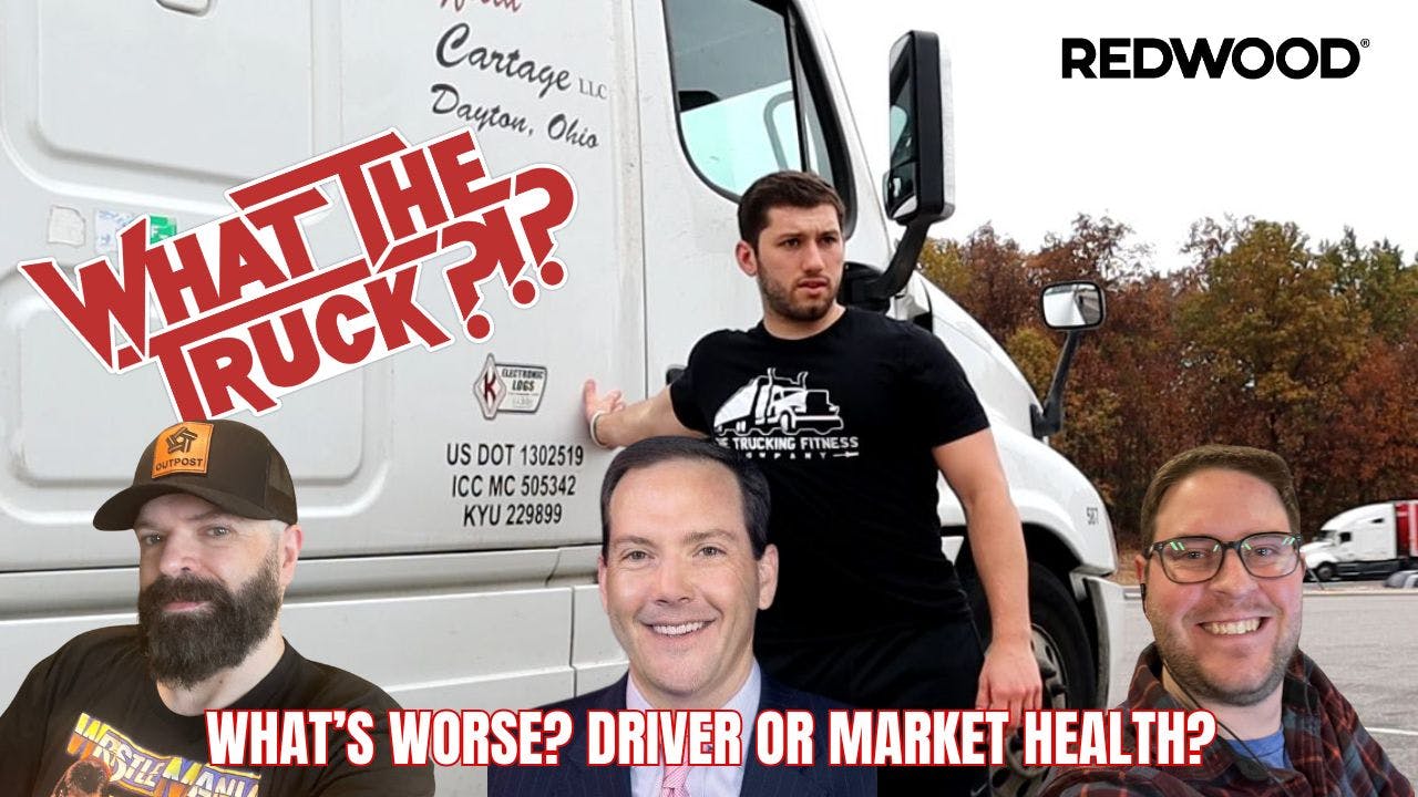 What's less healthy: Truckers or truckload market?
