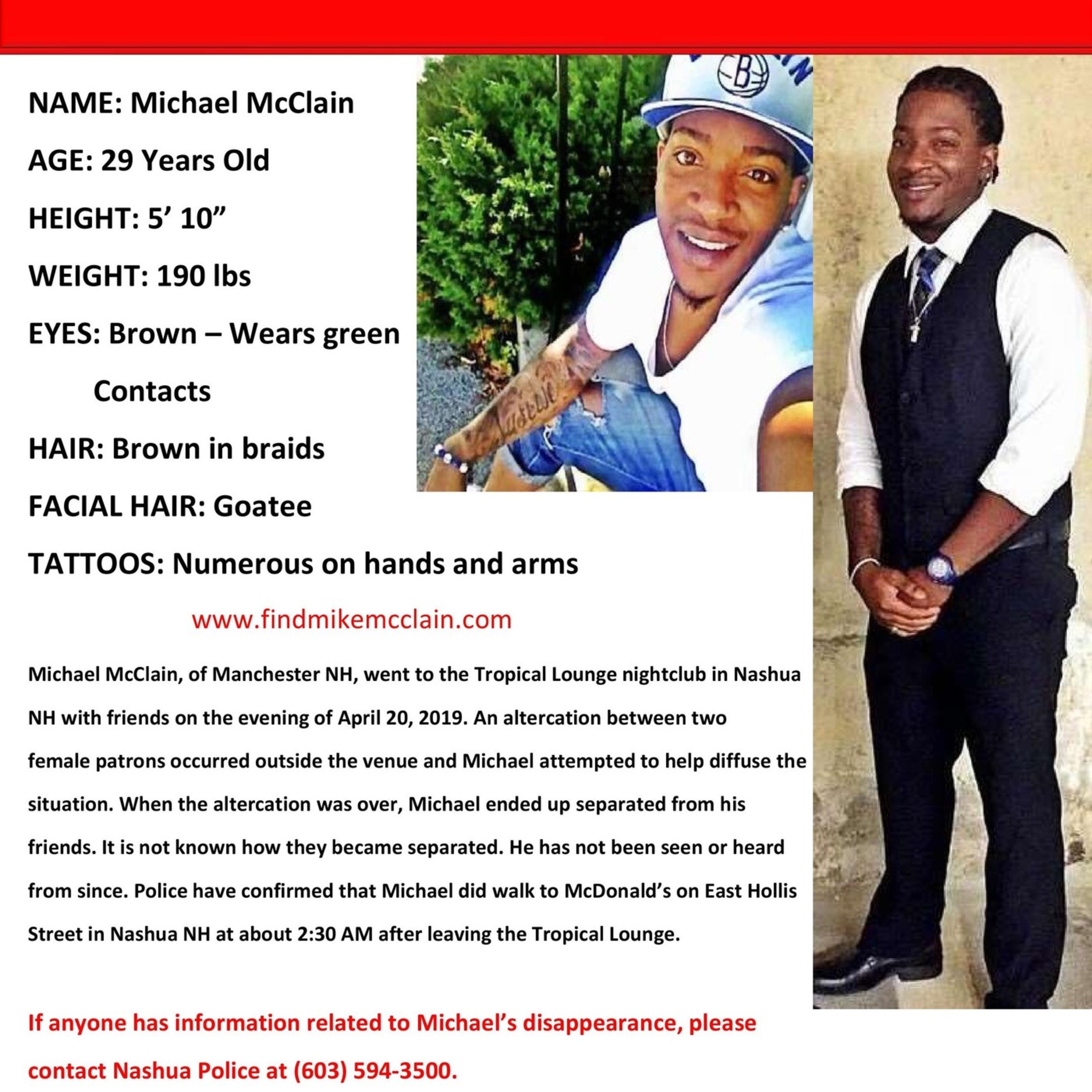 114 // Michael McClain