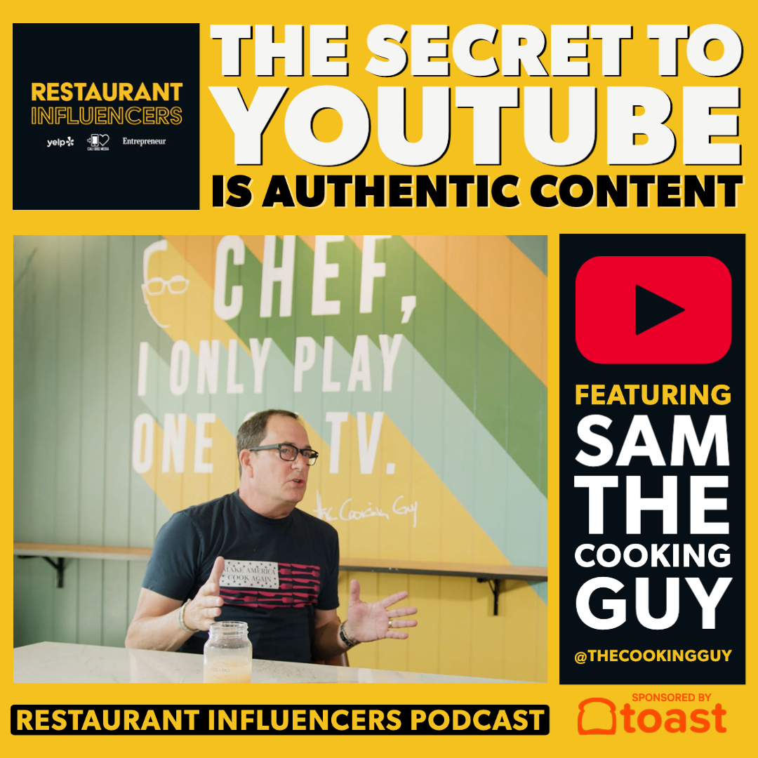 SAM THE COOKING GUY Explains How To Grow A YouTube Audience episode artwork