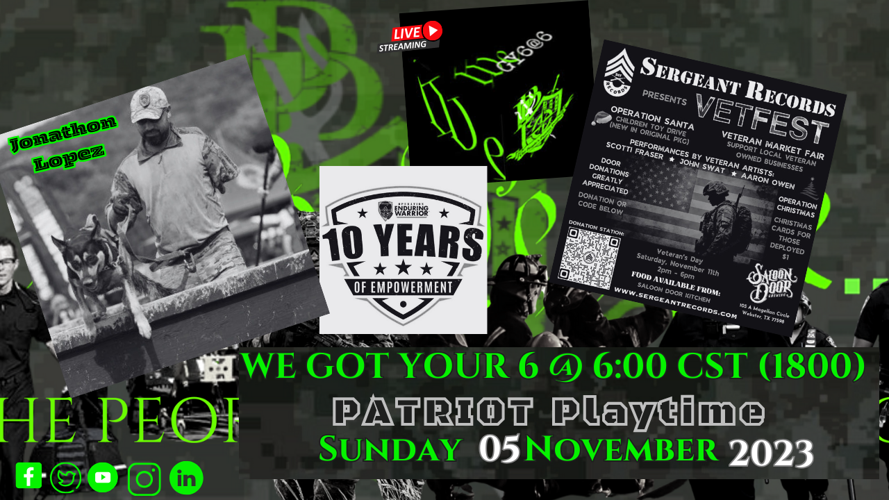 We Got Your 6@6 with THE PEOPLE\'S PATRIOT PROJECT