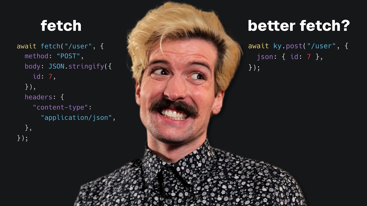 ky: Like fetch() but less bad | Theo - t3․gg