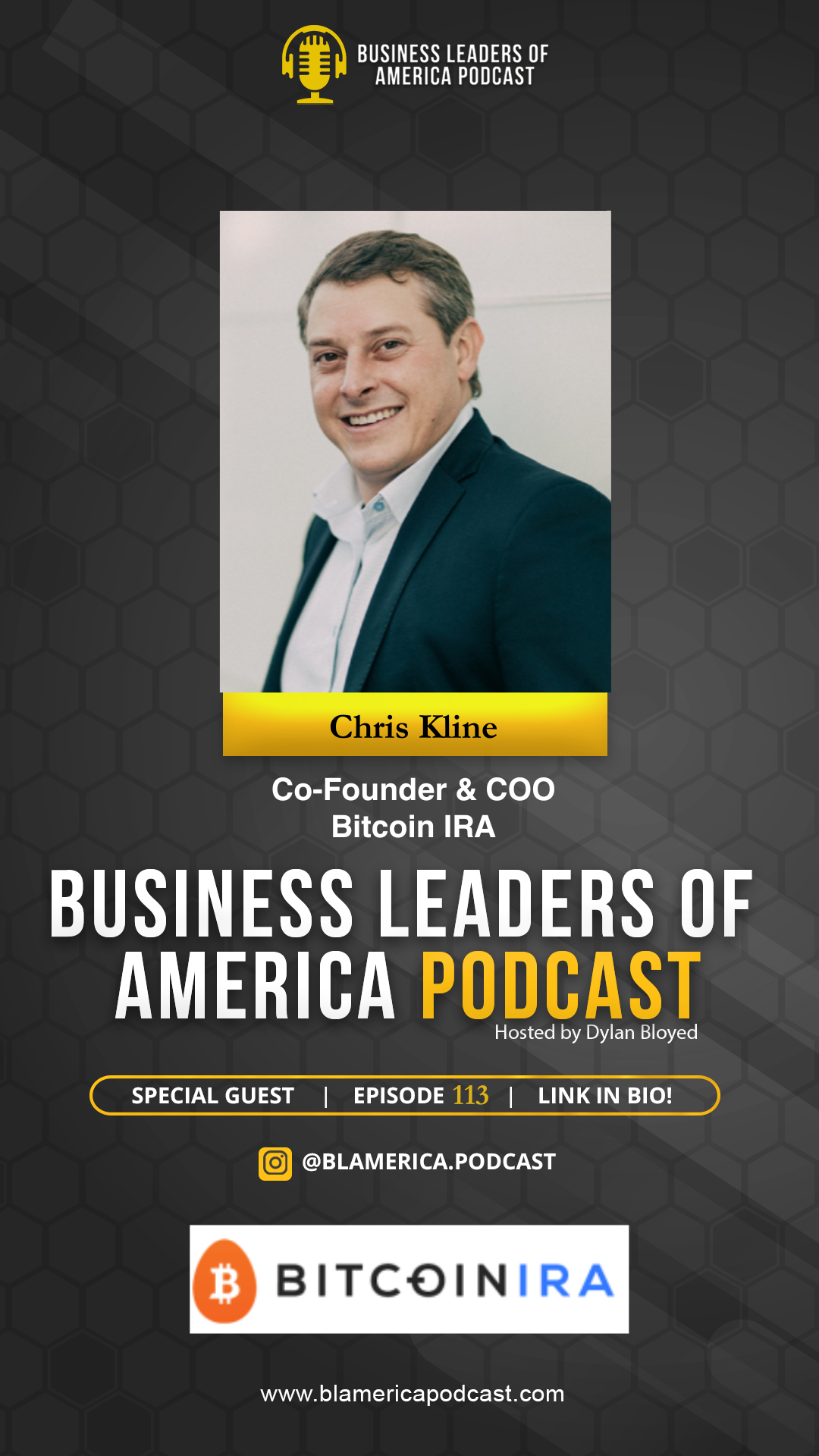 Chris Kline - COO & Co-founder of BitcoinIRA episode artwork