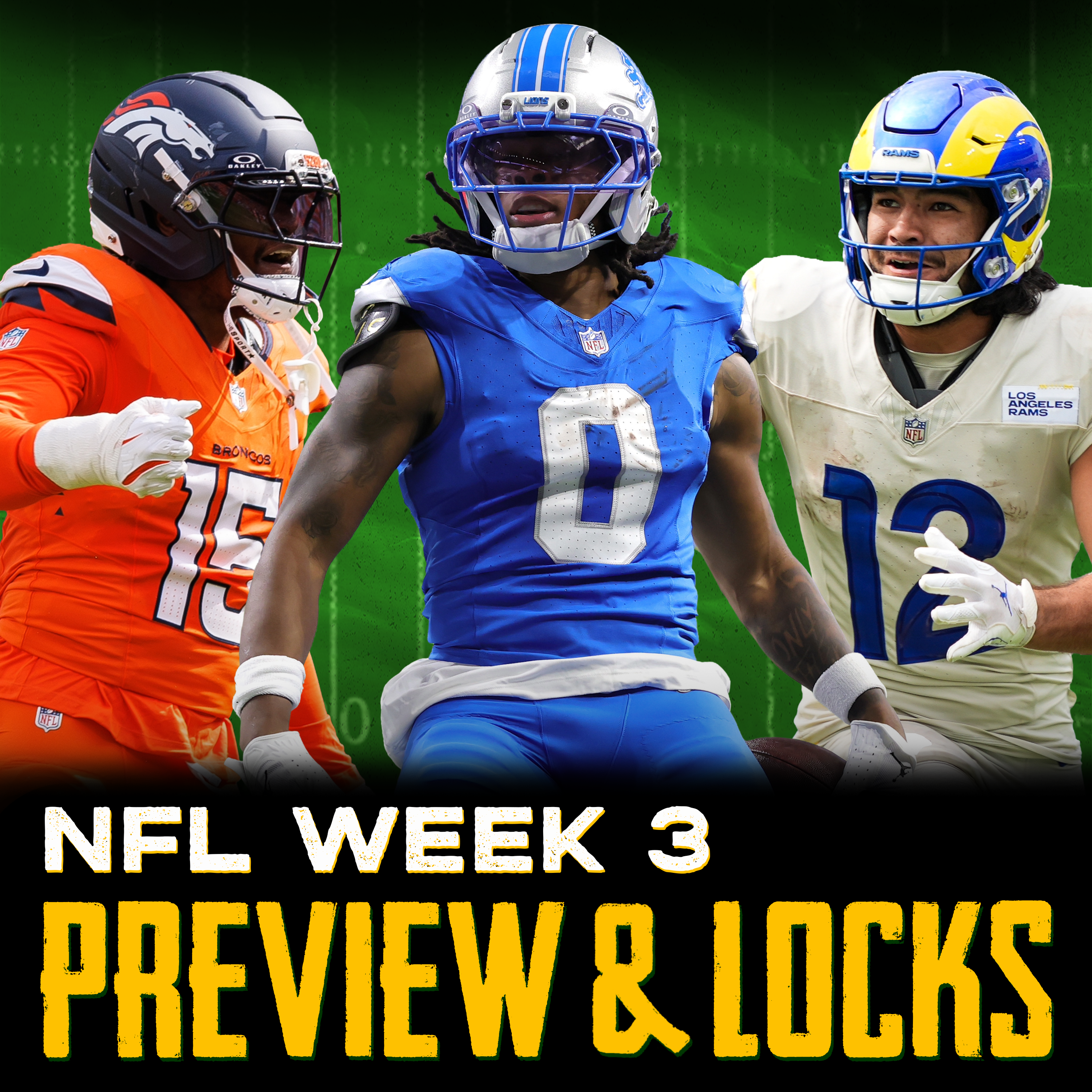 Week 3 NFL Preview & Locks: Lions-Ravens, Jalen Hurts vs. Matt Stafford + More