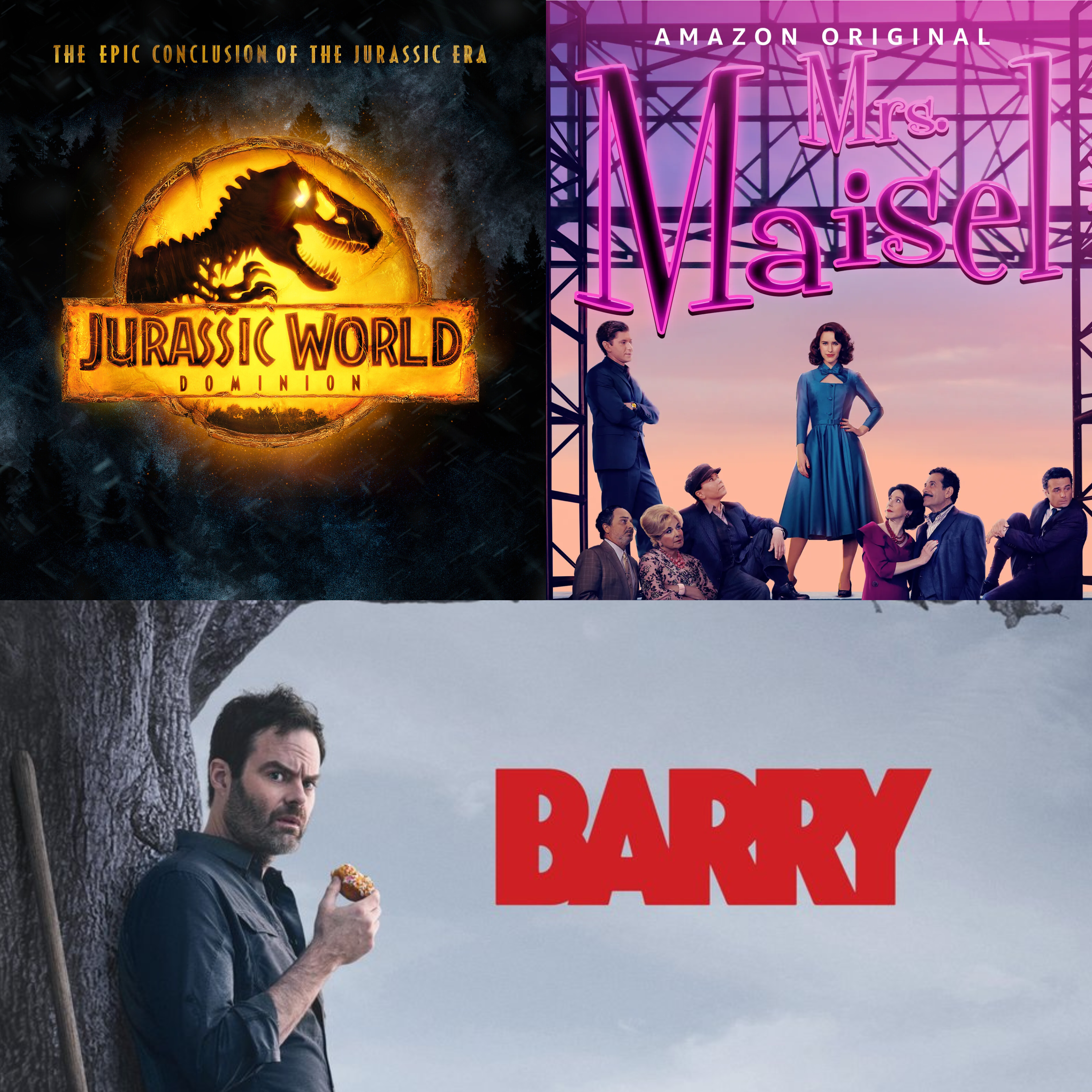 Jurassic World Dominion, Barry y Marvelous Mrs. Maisel - El Vistazo #46 episode artwork