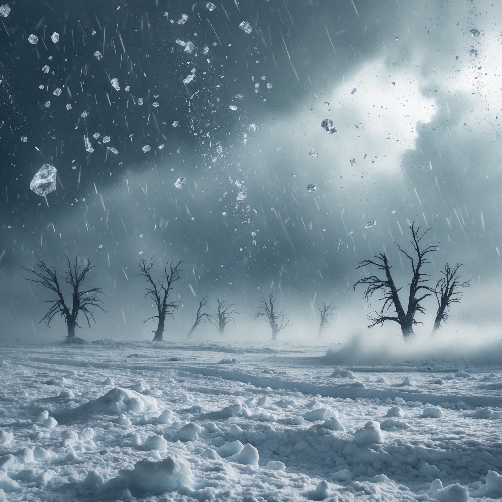 Winter Chill: Hail, Freezing Rain and Howling Blizzard | 8-Hour