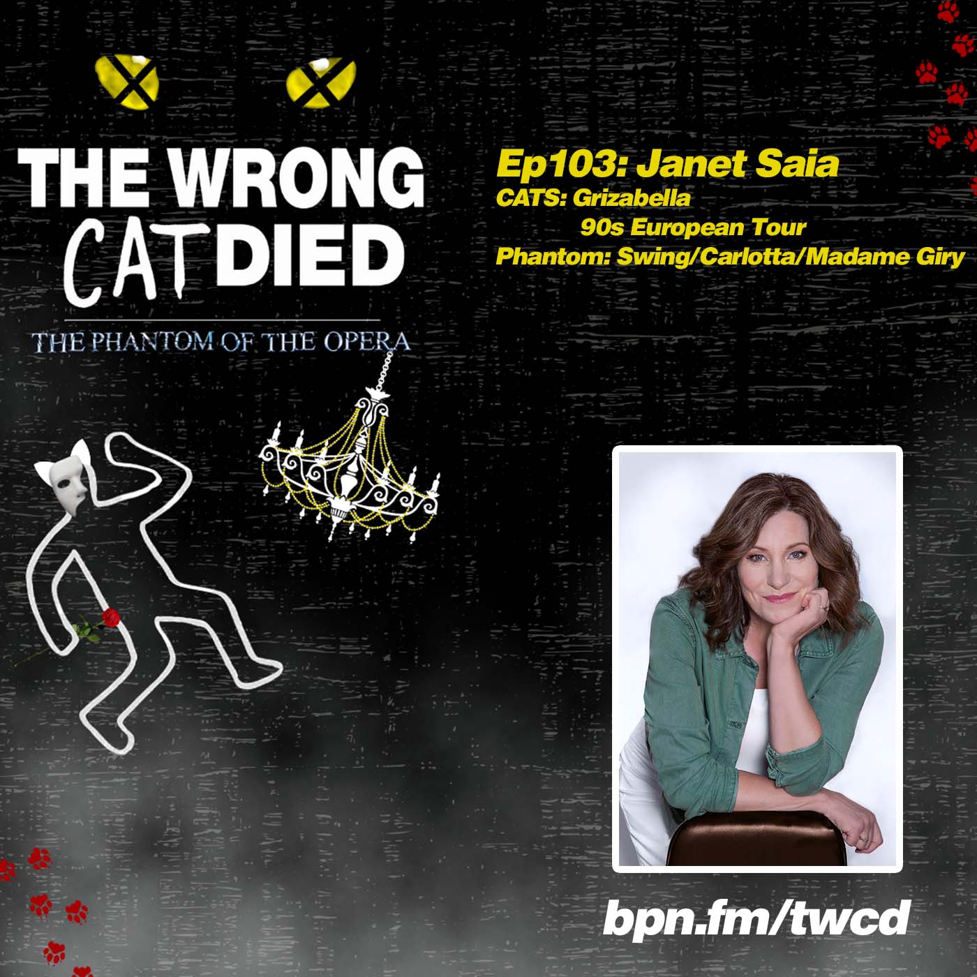 Ep103 - Janet Saia, Grizabella on the 90s European Tour (Part of Phantom February) episode artwork