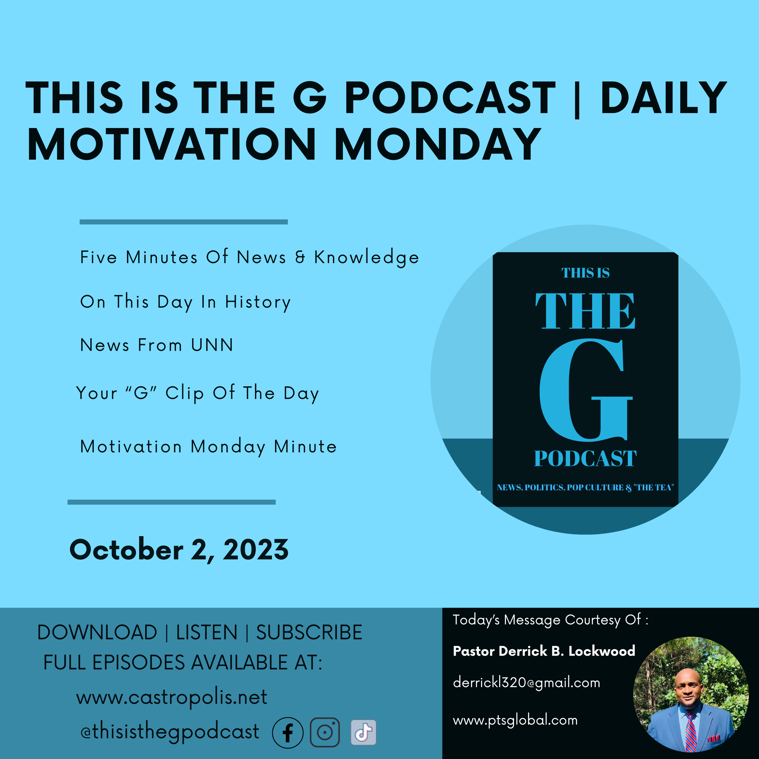 This Is The G Podcast Daily October 2, 2023 episode artwork