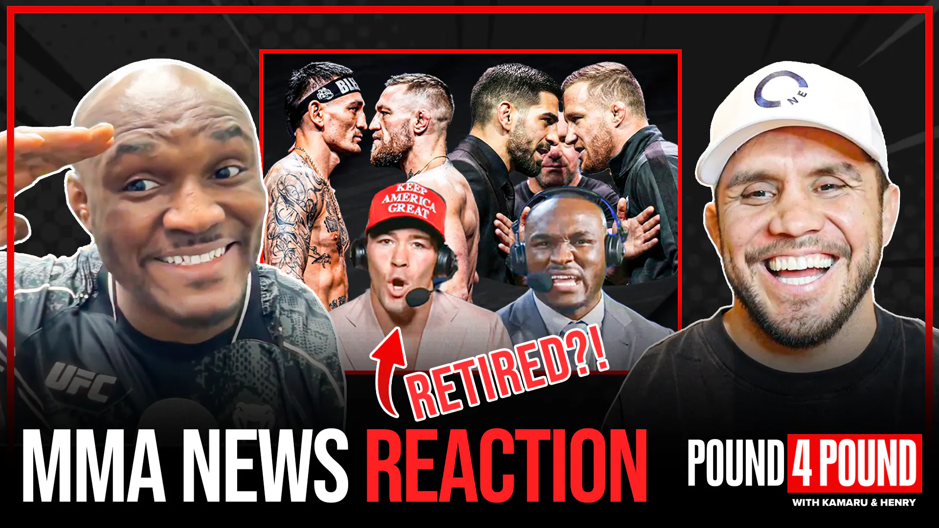 Colby Covington's UFC Departure, Justin Gaethje vs. Ilia Topuria, McGregor vs Holloway | Pound4Pound