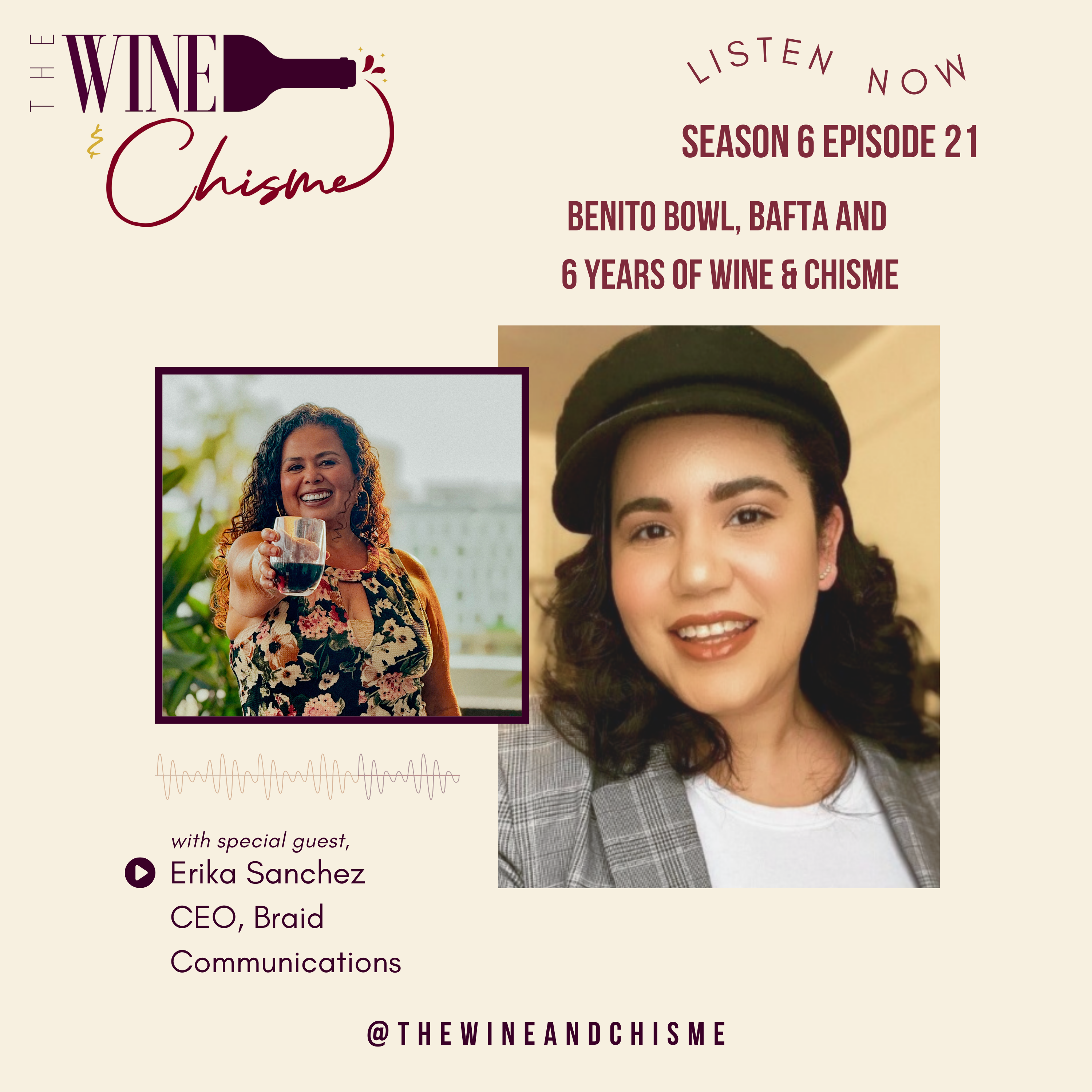 Benito Bowl, BAFTA and 6 Years of Wine & Chisme